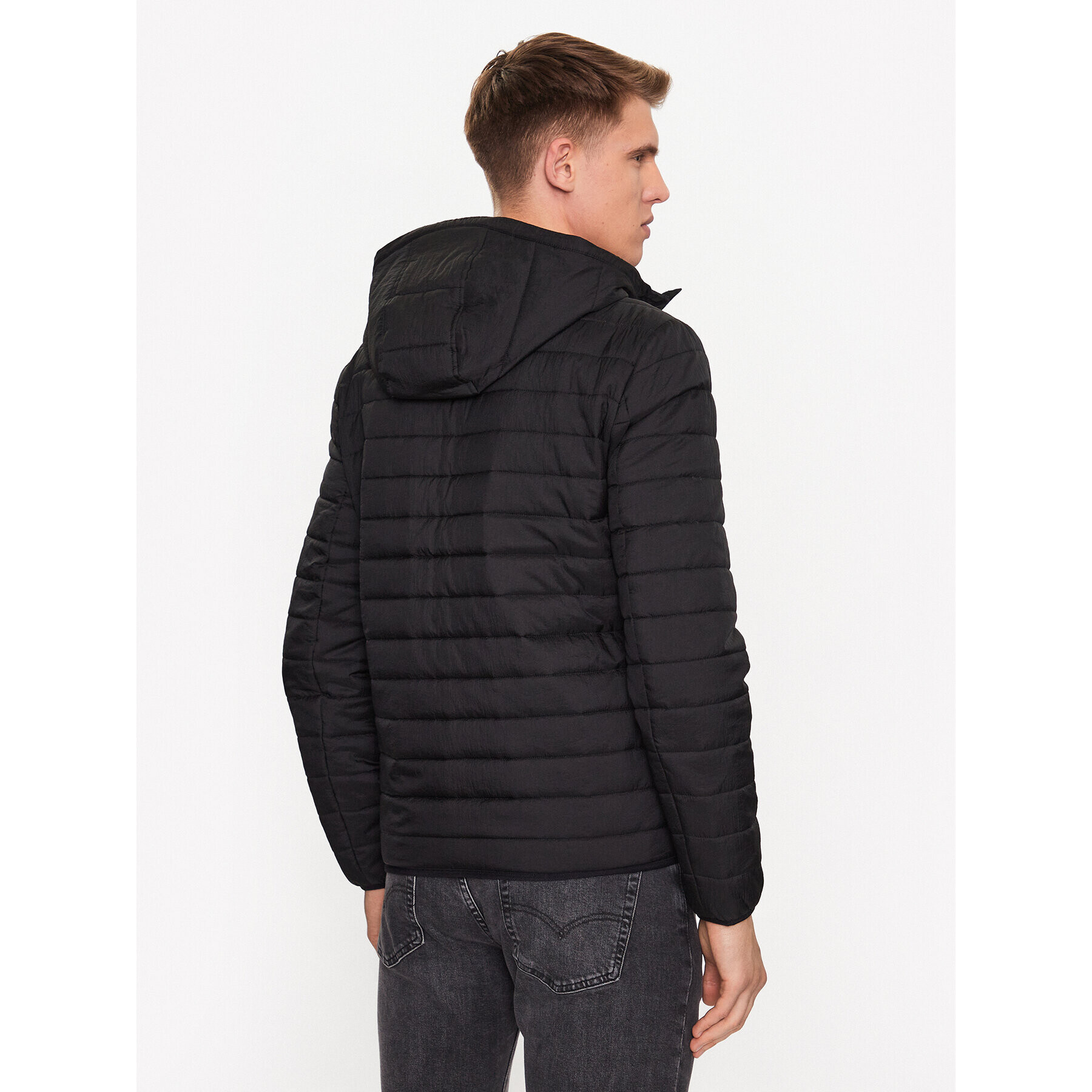 Calvin Klein Пухено яке K10K111464 Черен Regular Fit - Pepit.bg