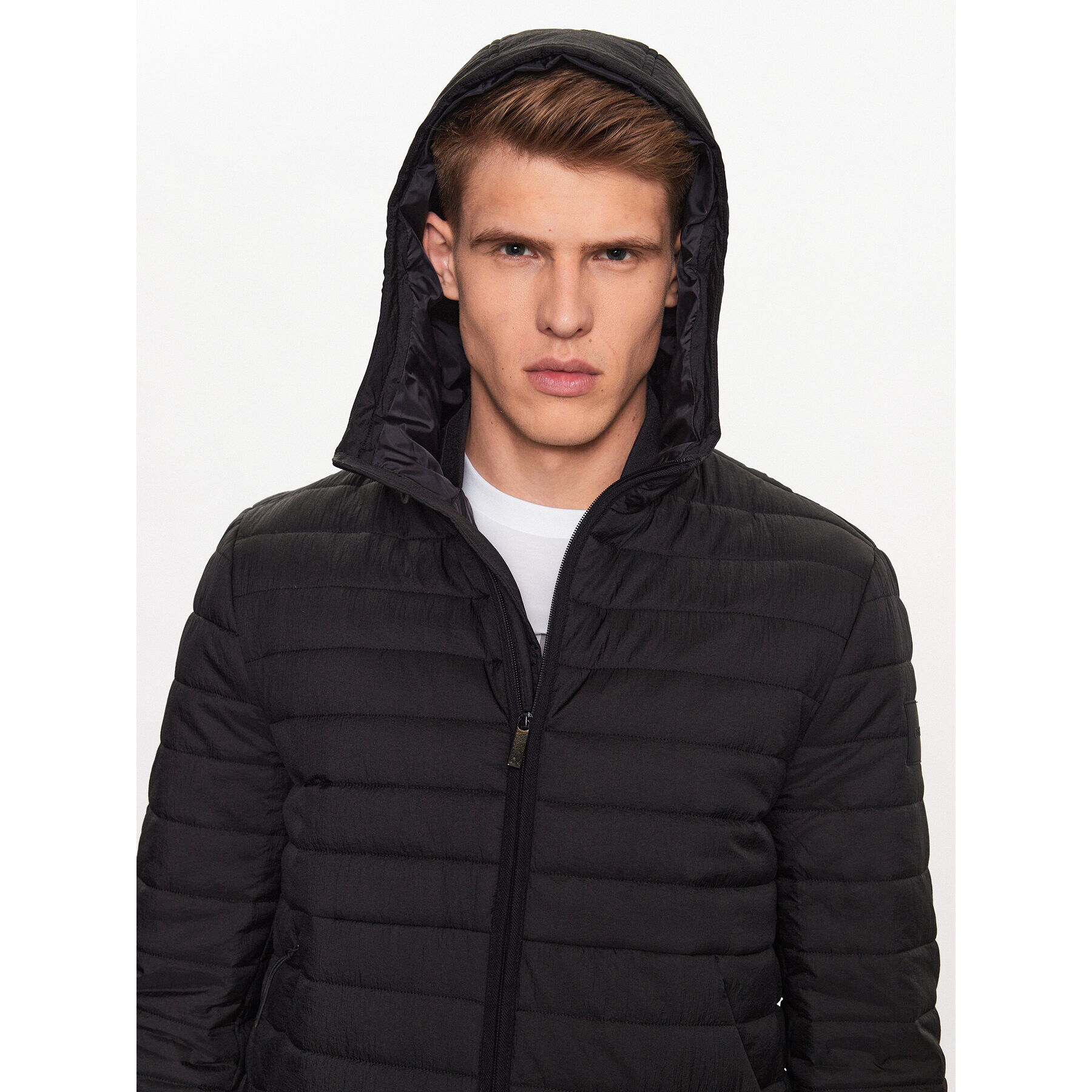 Calvin Klein Пухено яке K10K111464 Черен Regular Fit - Pepit.bg