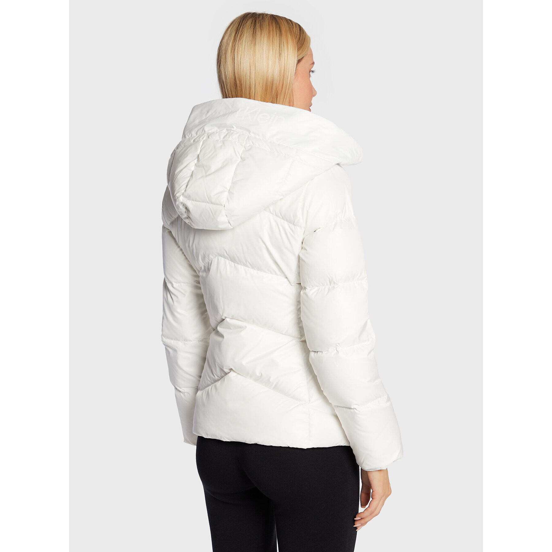Calvin Klein Пухено яке K20K204952 Екрю Regular Fit - Pepit.bg