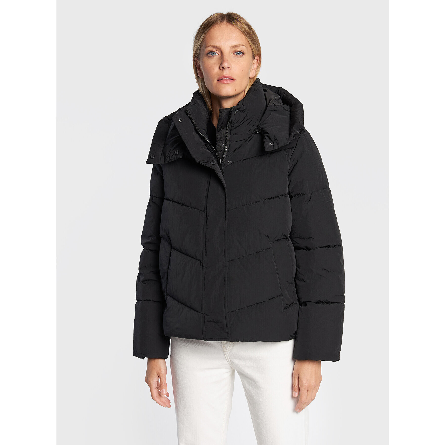 Calvin Klein Пухено яке Modern K20K204693 Черен Regular Fit - Pepit.bg
