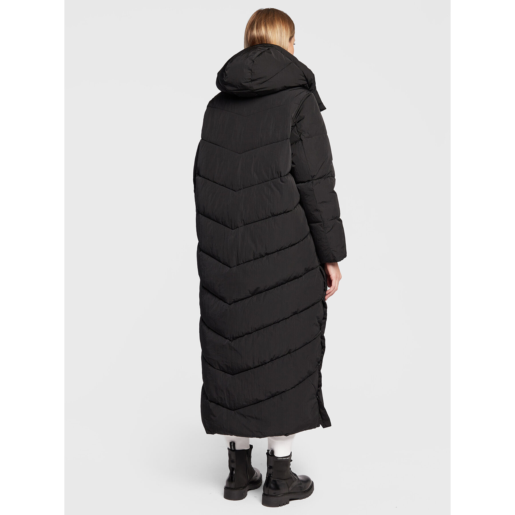 Calvin Klein Пухено яке Modern K20K205127 Черен Regular Fit - Pepit.bg