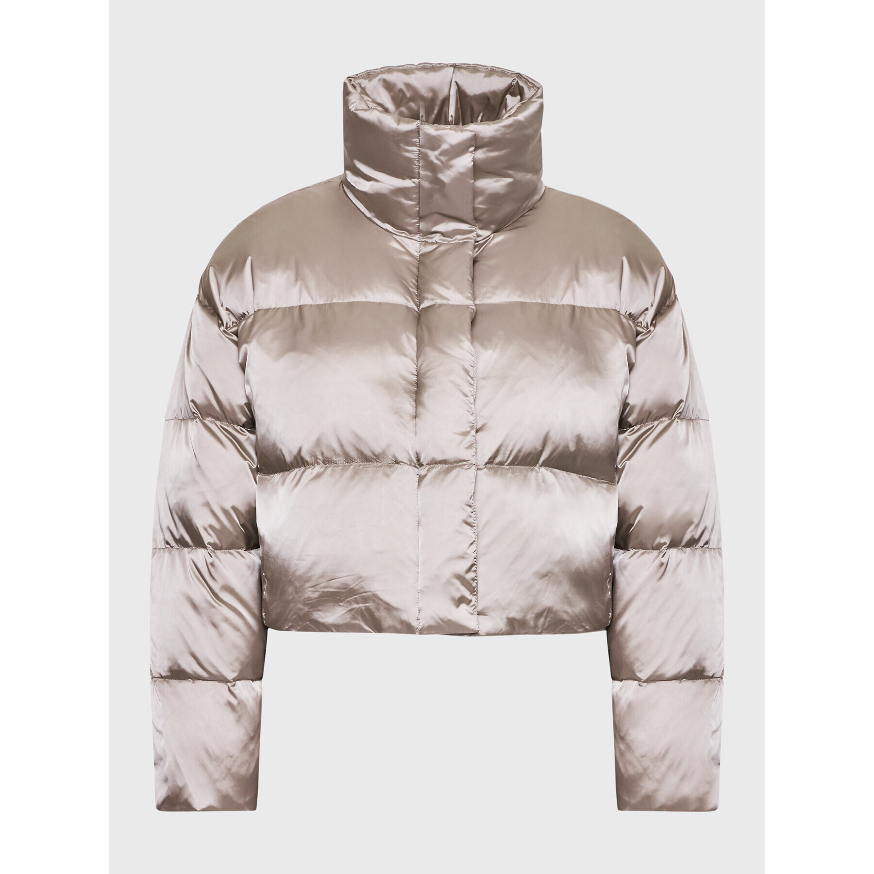 Calvin Klein Пухено яке Shine K20K205007 Бежов Regular Fit - Pepit.bg