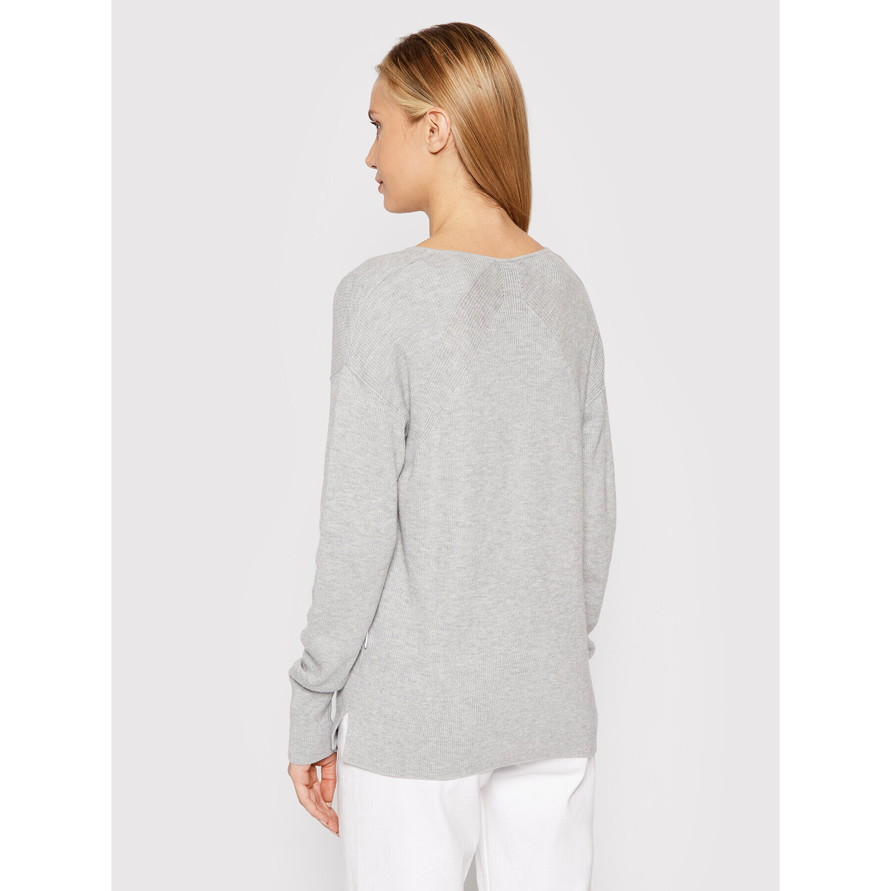 Calvin Klein Пуловер Essential K20K203204 Сив Regular Fit - Pepit.bg
