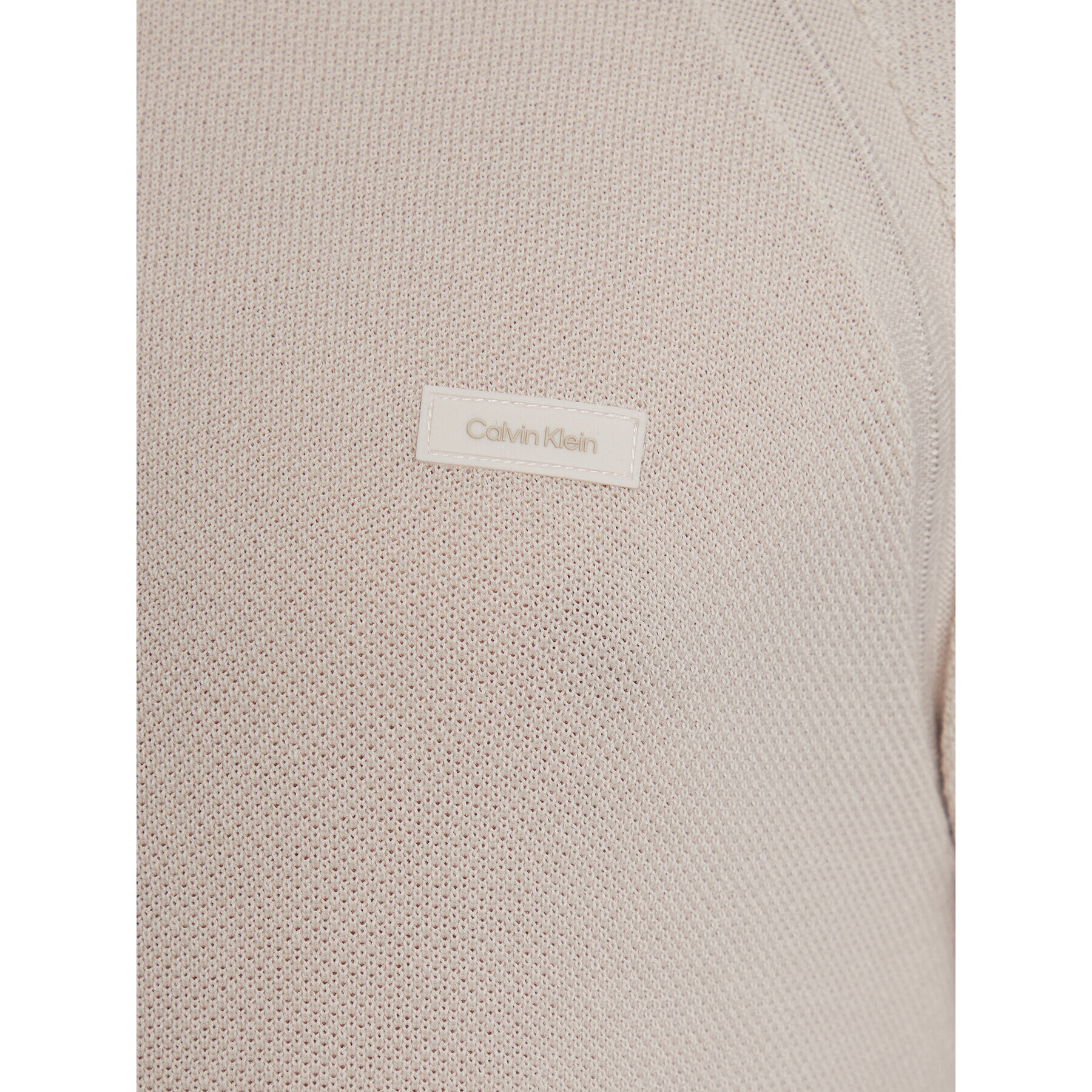 Calvin Klein Пуловер K10K111477 Бежов Regular Fit - Pepit.bg