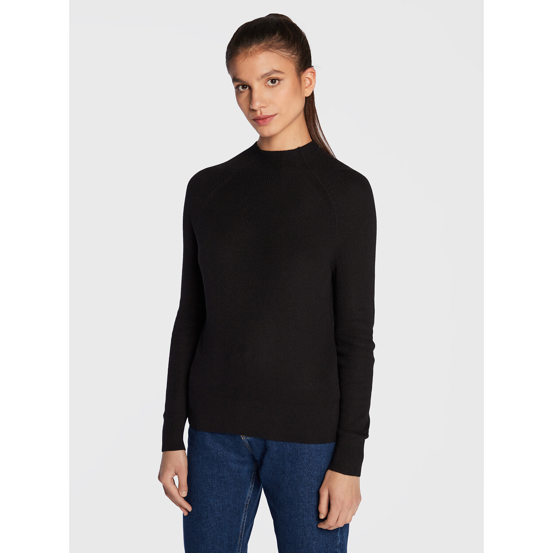 Calvin Klein Пуловер K20K204767 Черен Regular Fit - Pepit.bg