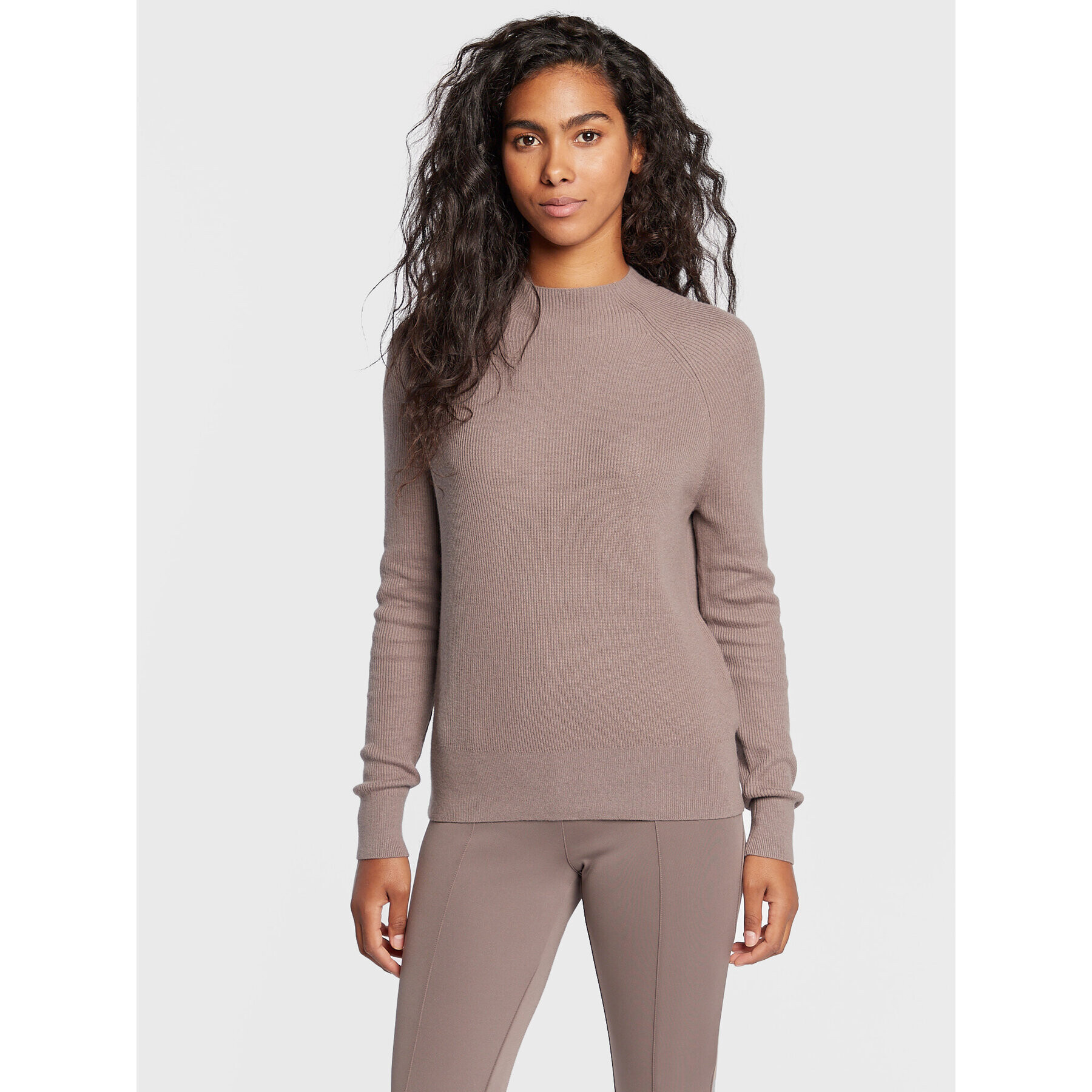 Calvin Klein Пуловер K20K204767 Кафяв Regular Fit - Pepit.bg