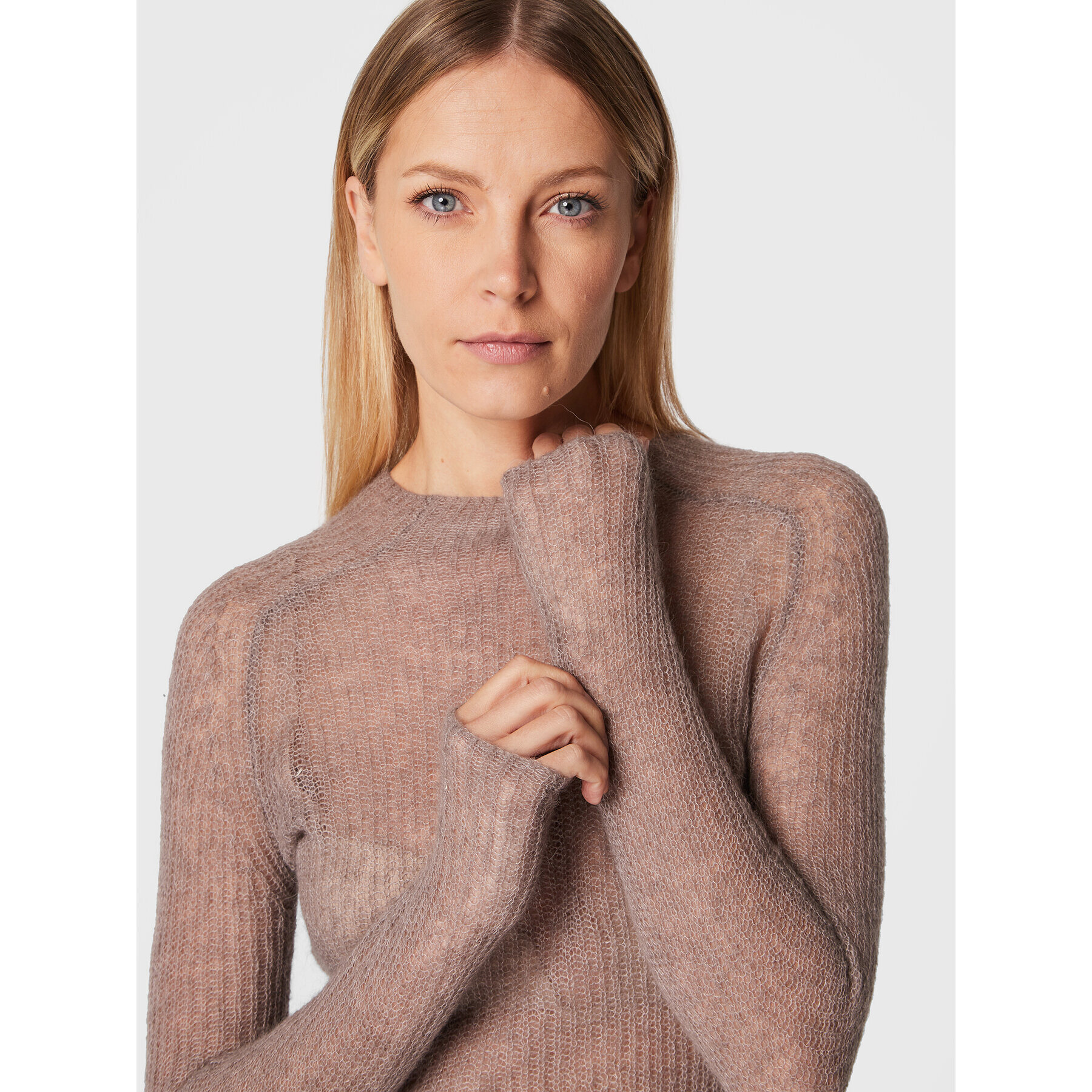 Calvin Klein Пуловер K20K204772 Кафяв Regular Fit - Pepit.bg