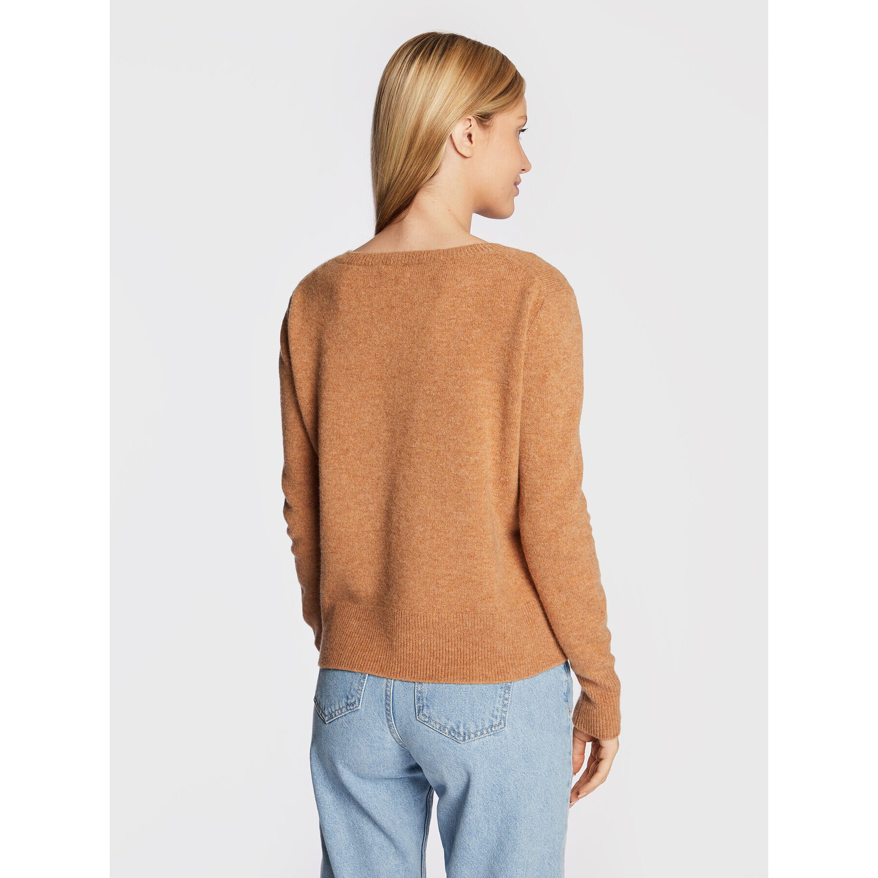 Calvin Klein Пуловер K20K205420 Кафяв Regular Fit - Pepit.bg