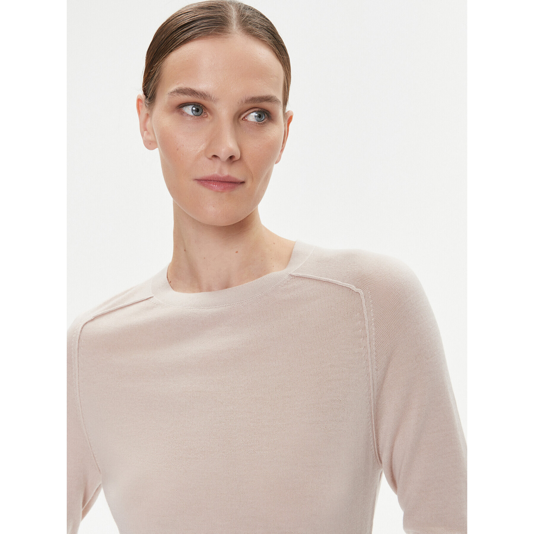 Calvin Klein Пуловер K20K205777 Бежов Regular Fit - Pepit.bg
