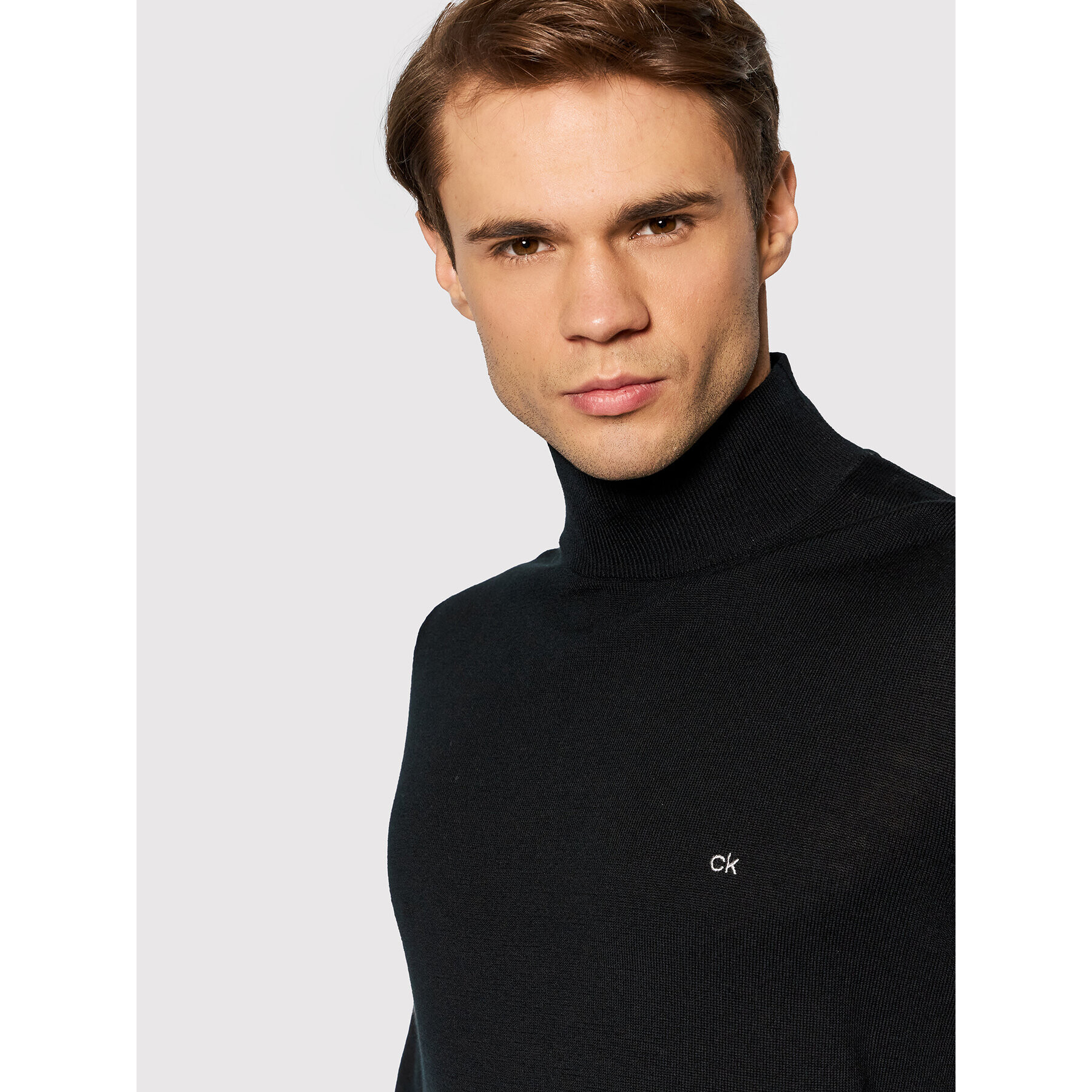 Calvin Klein Пуловер Superior K10K102736 Черен Regular Fit - Pepit.bg