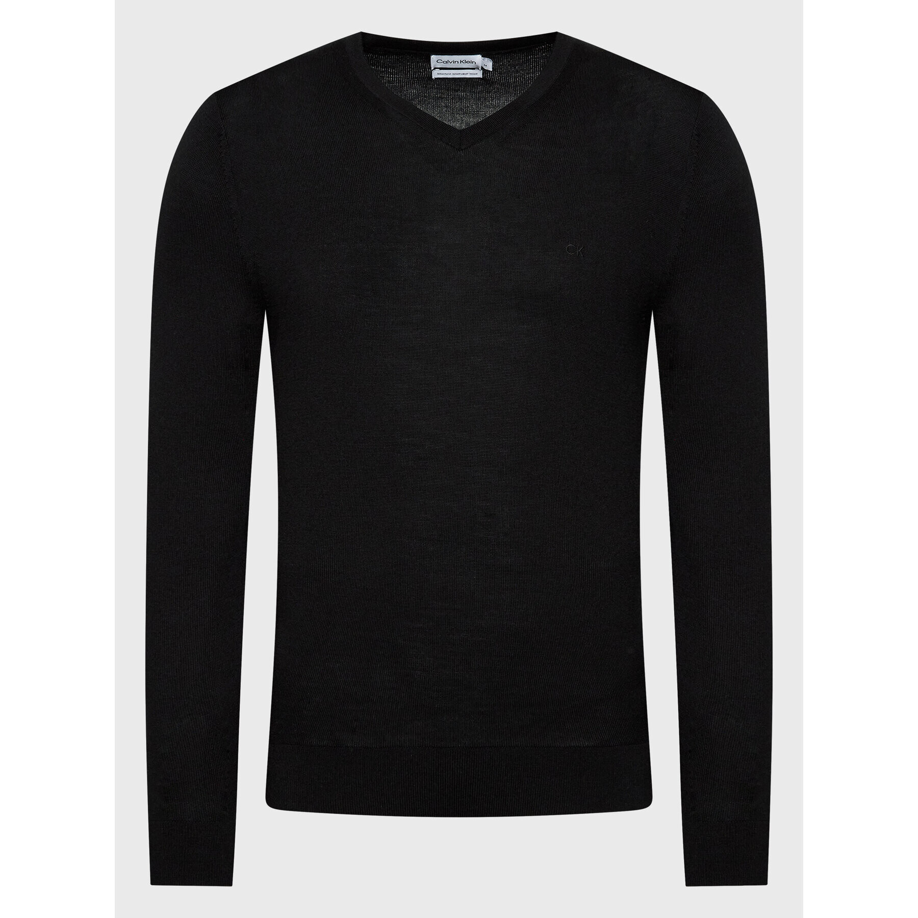 Calvin Klein Пуловер Superior K10K110423 Черен Regular Fit - Pepit.bg