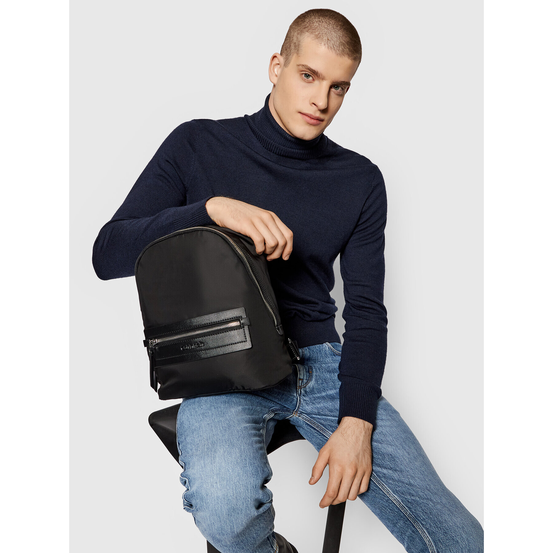 Calvin Klein Раница Ck Essential Round Bp K60K608669 Черен - Pepit.bg