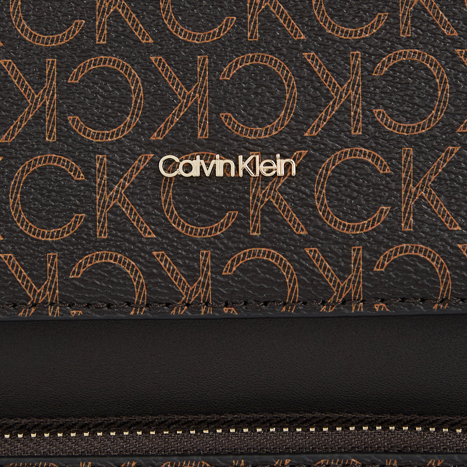 Calvin Klein Раница Ck Must Campus Backpack -Mono K60K611537 Кафяв - Pepit.bg