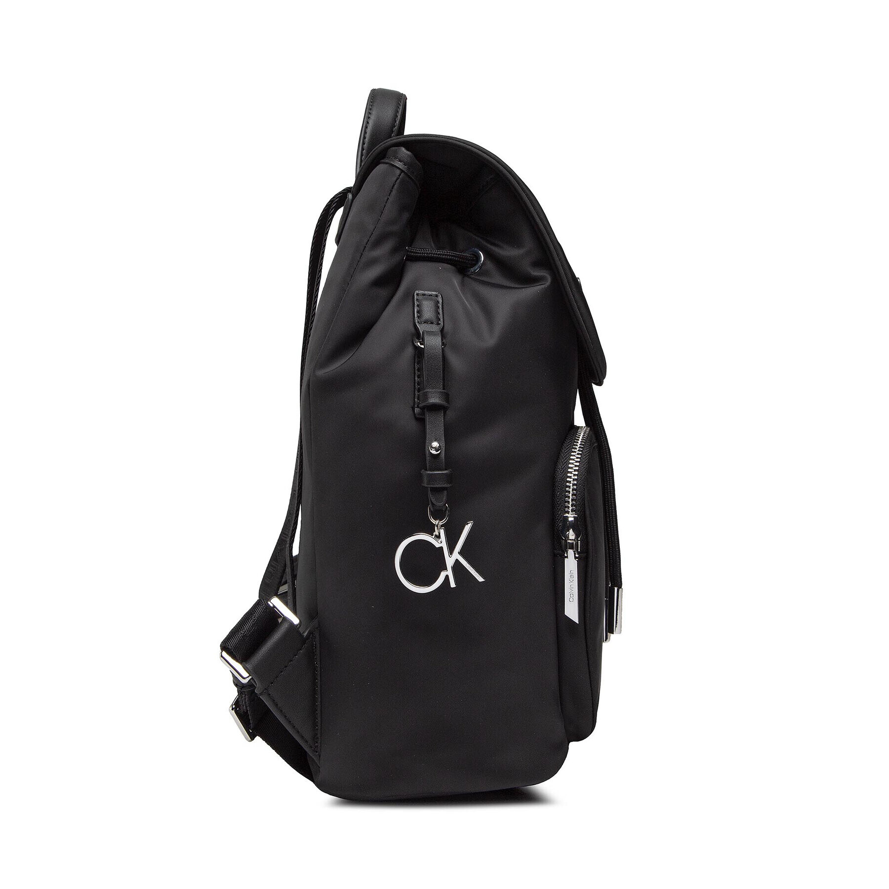 Calvin Klein Раница Ck Must Nylon Backpack W/Flap K60K609901 Черен - Pepit.bg