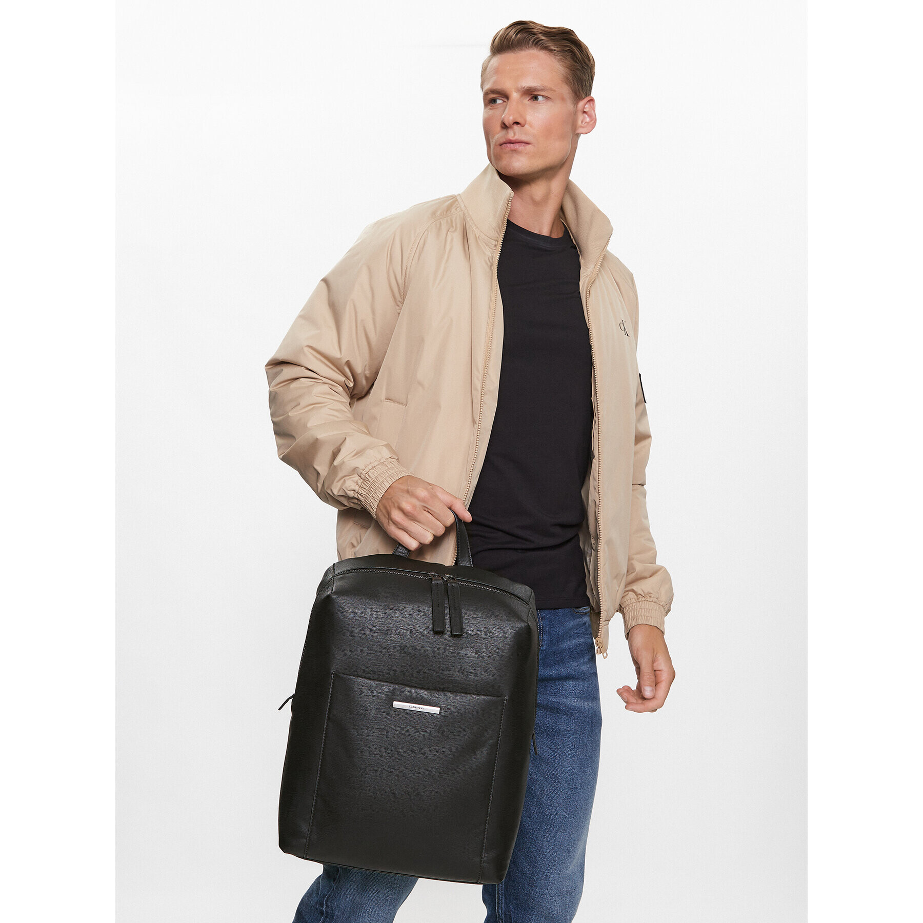 Calvin Klein Раница Modern Metal Squared Bp K50K510549 Черен - Pepit.bg