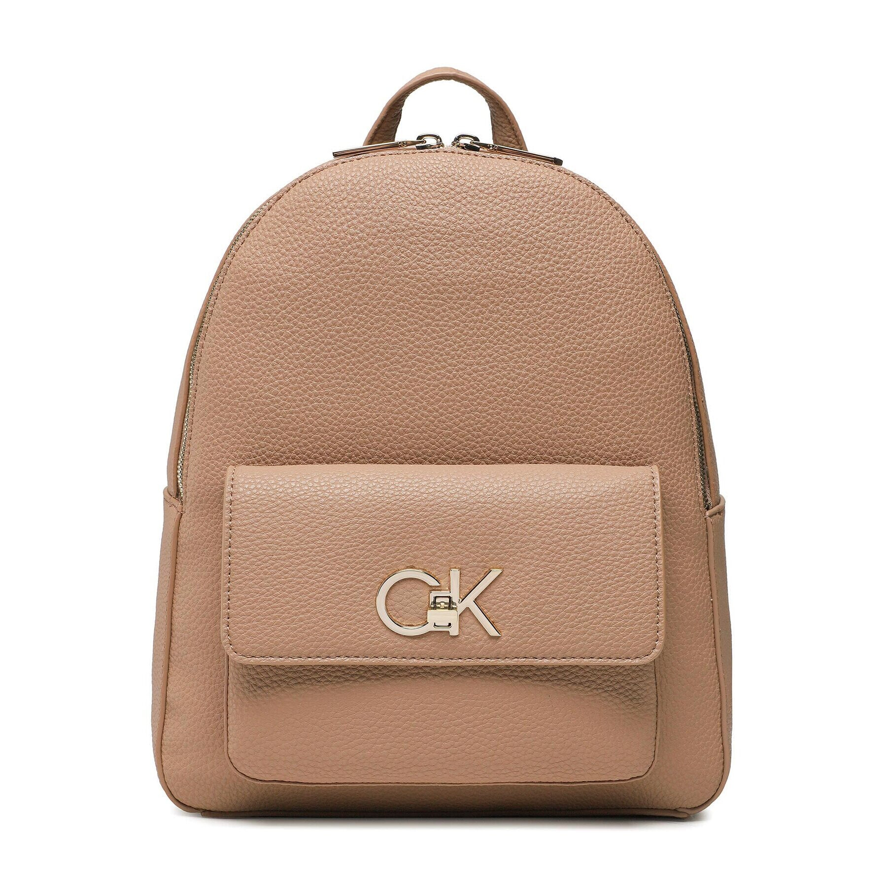 Calvin Klein Раница Re-Lock Backpack W/Pocket Pbl K60K610637 Кафяв - Pepit.bg