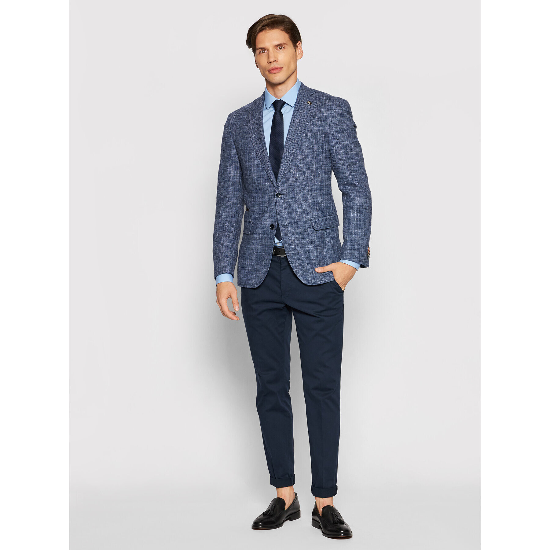 Calvin Klein Риза K10K103025455 Син Slim Fit - Pepit.bg
