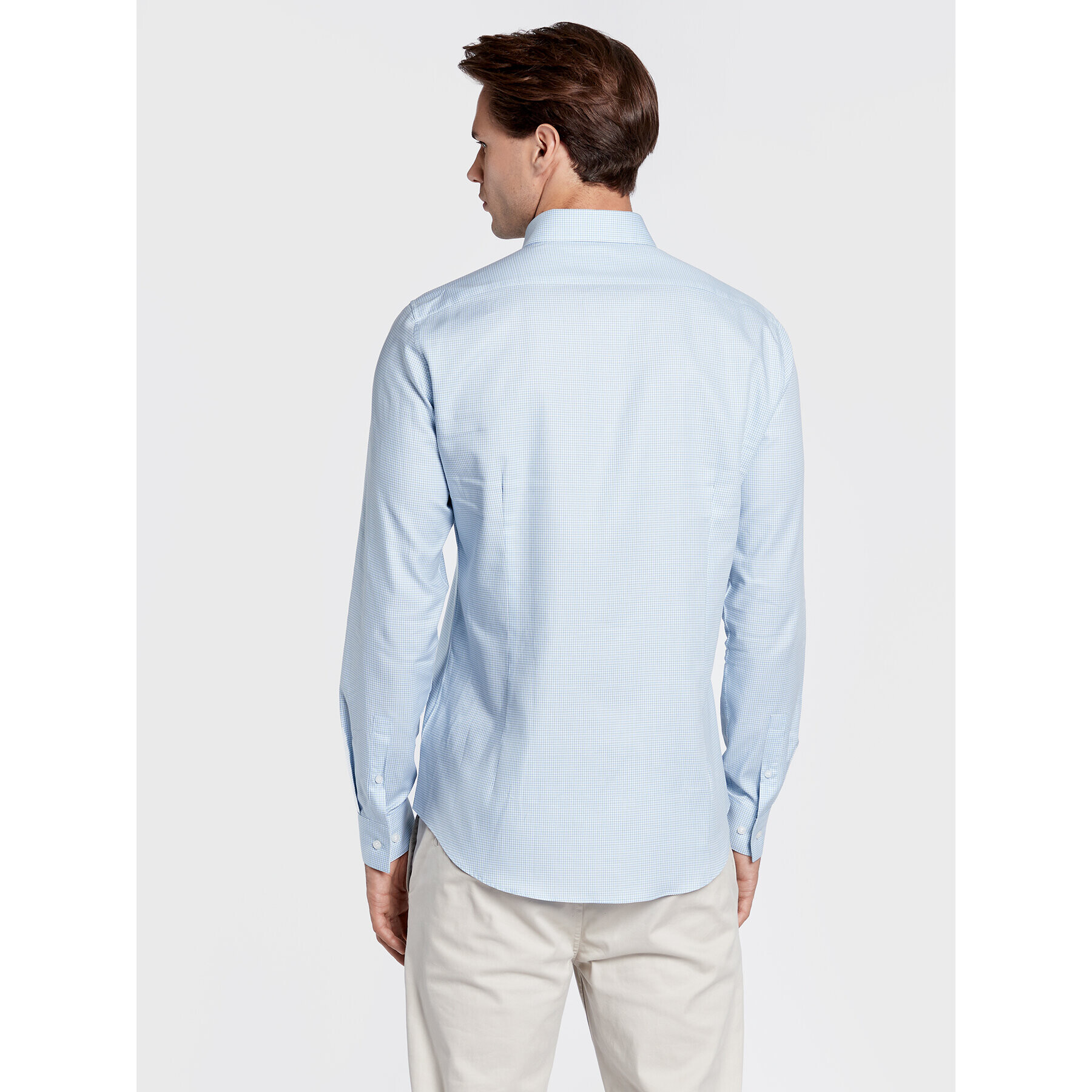 Calvin Klein Риза K10K108421 Син Slim Fit - Pepit.bg