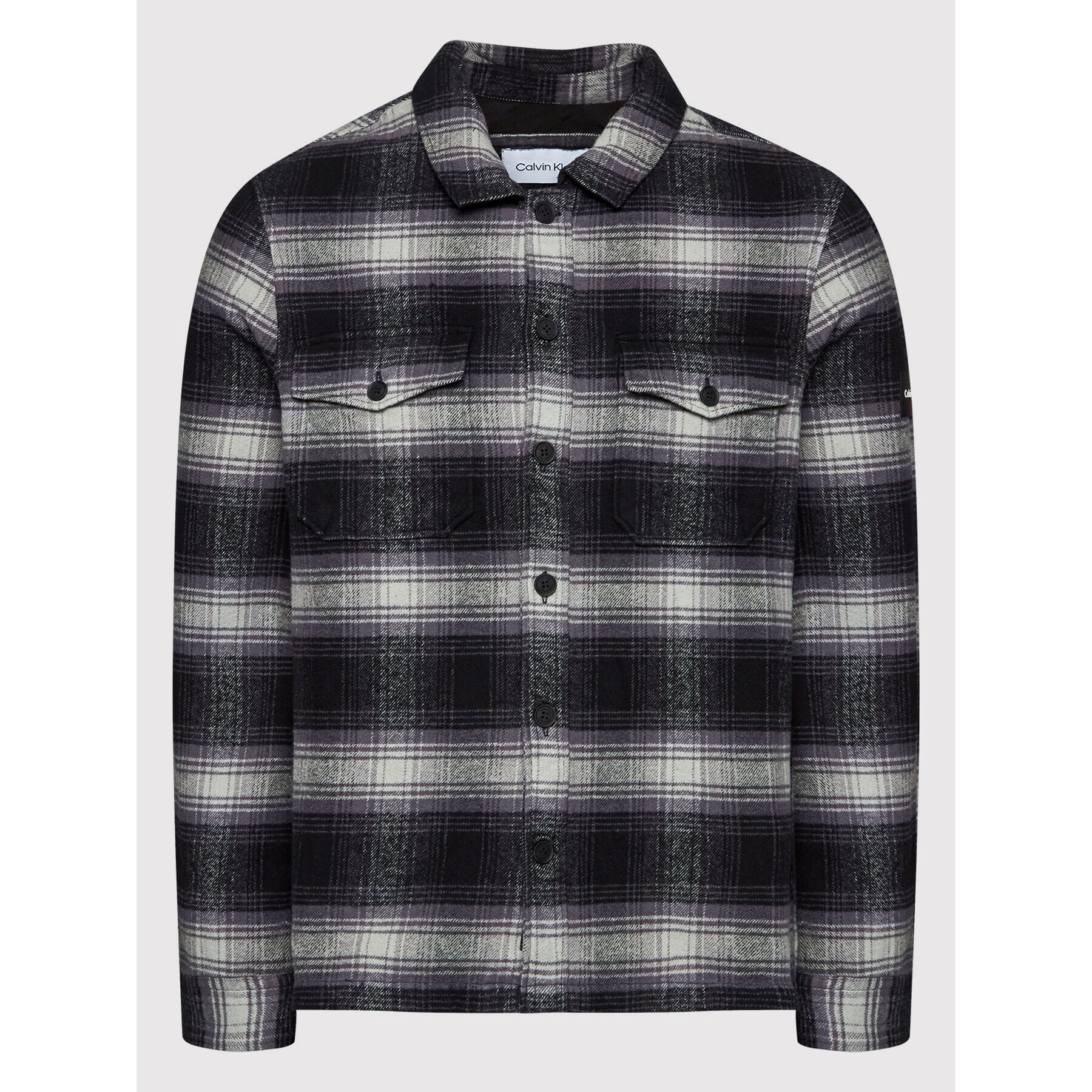 Calvin Klein Риза K10K108529 Черен Oversize - Pepit.bg
