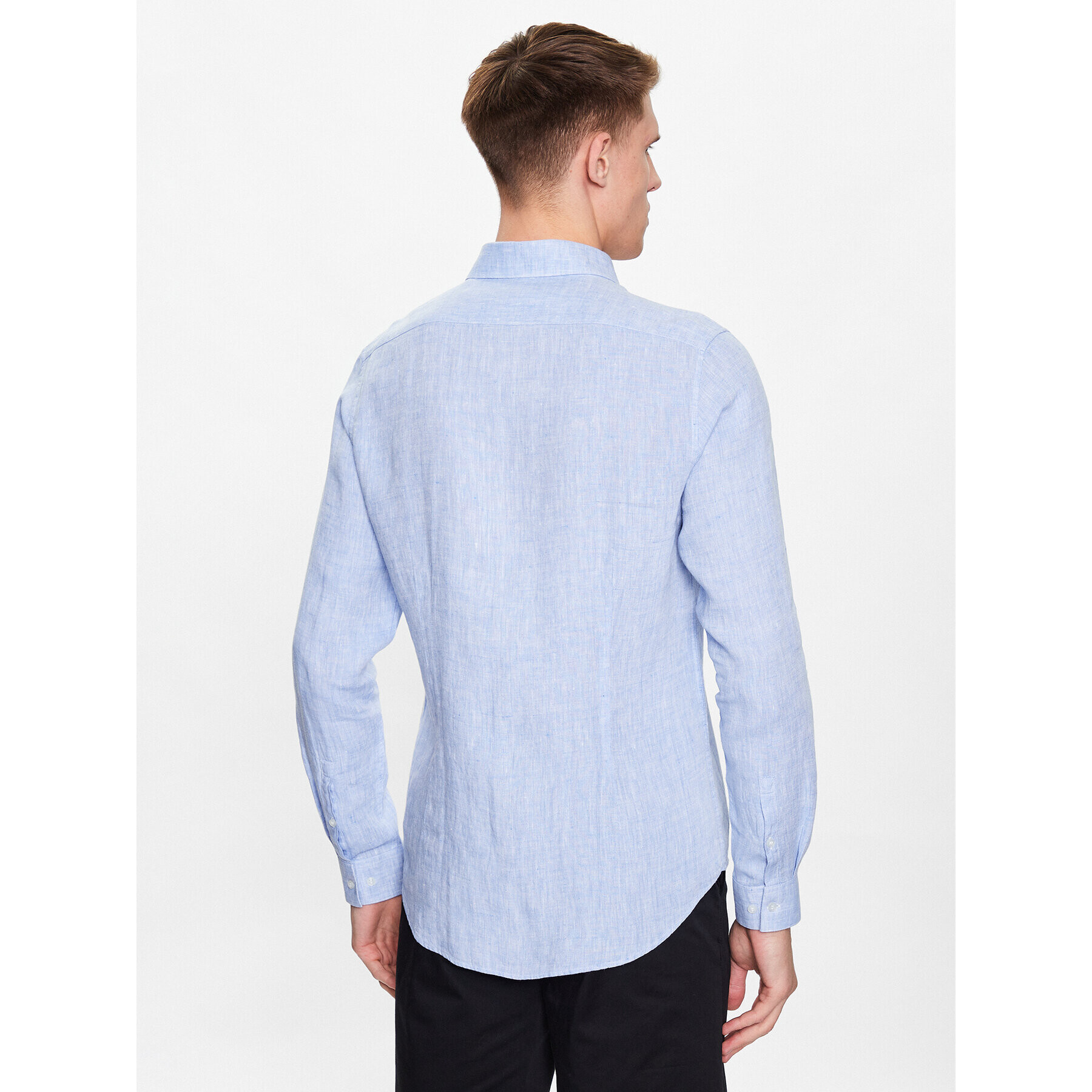 Calvin Klein Риза K10K109286 Син Slim Fit - Pepit.bg