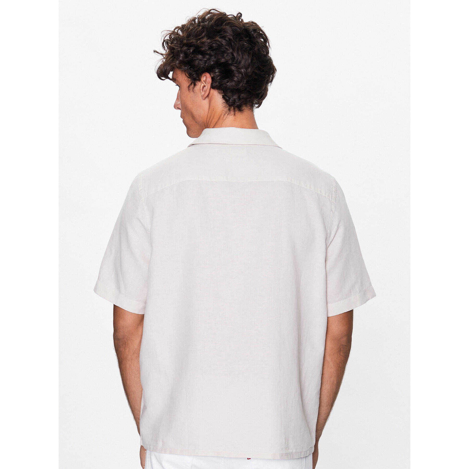 Calvin Klein Риза K10K109521 Бежов Regular Fit - Pepit.bg
