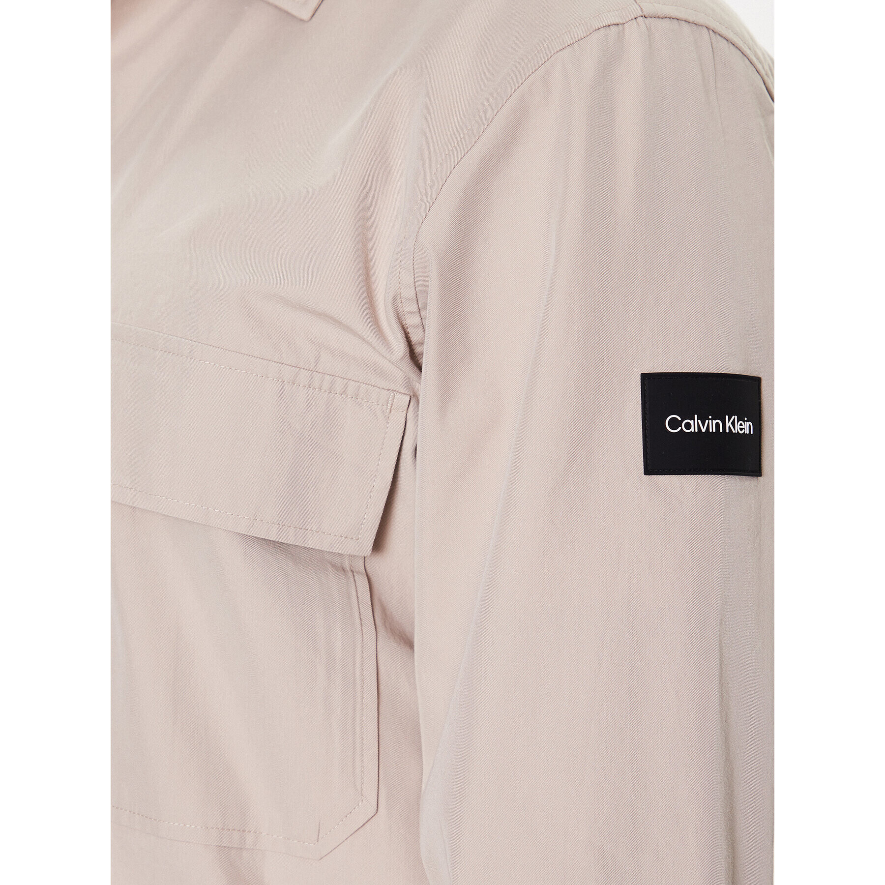 Calvin Klein Риза K10K109920 Бежов Regular Fit - Pepit.bg