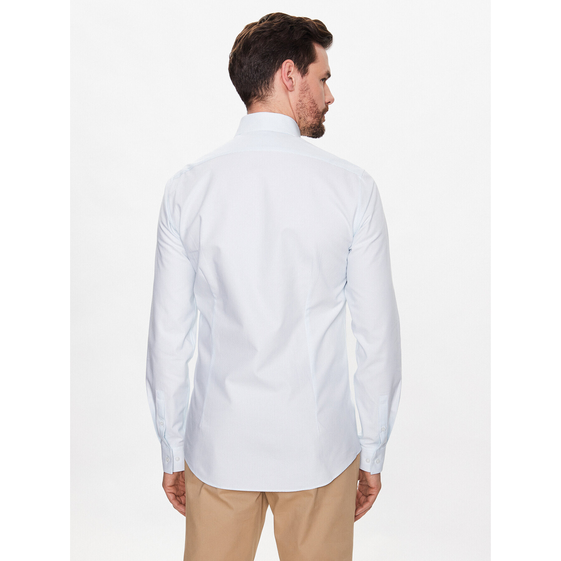 Calvin Klein Риза K10K111281 Син Slim Fit - Pepit.bg