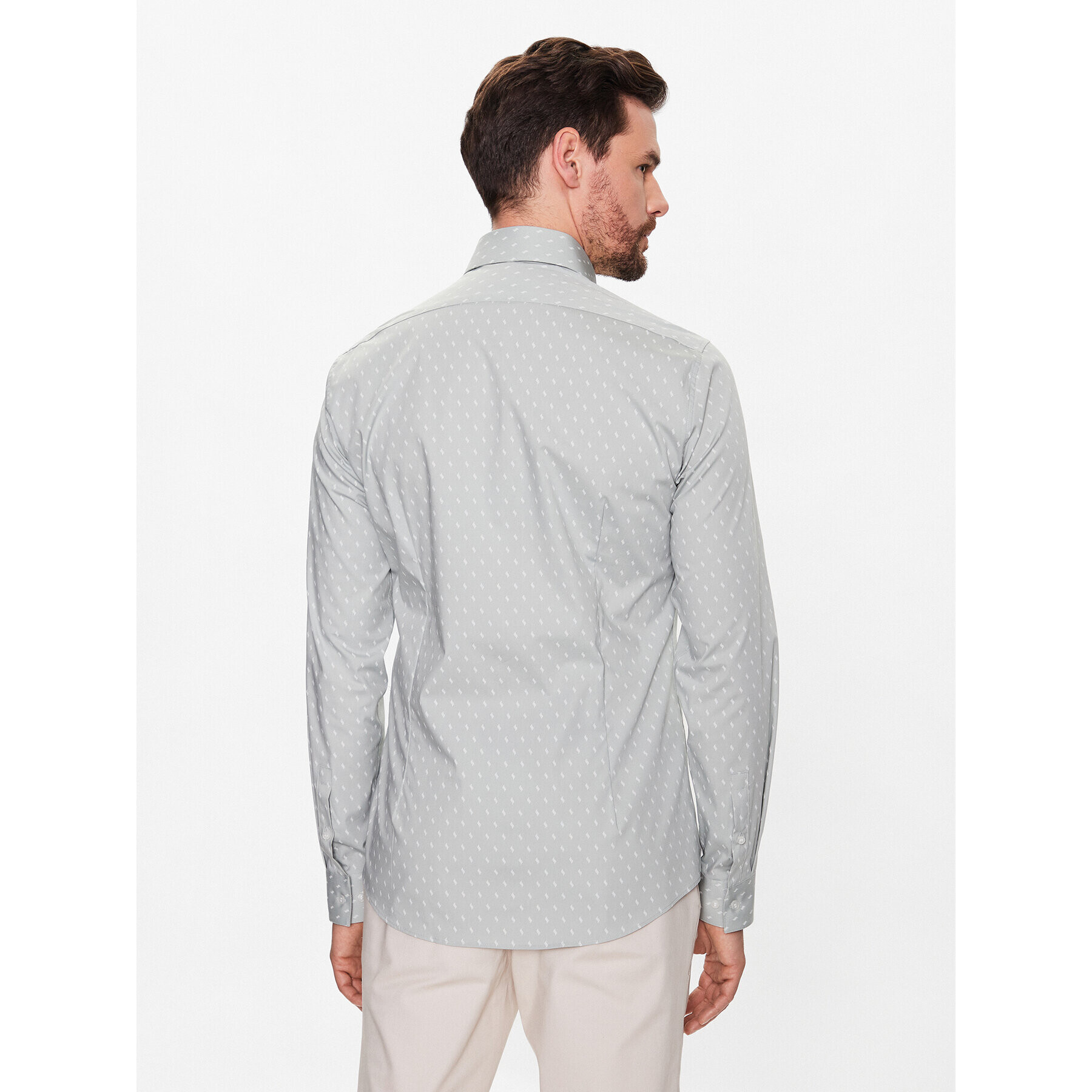 Calvin Klein Риза K10K111289 Зелен Slim Fit - Pepit.bg