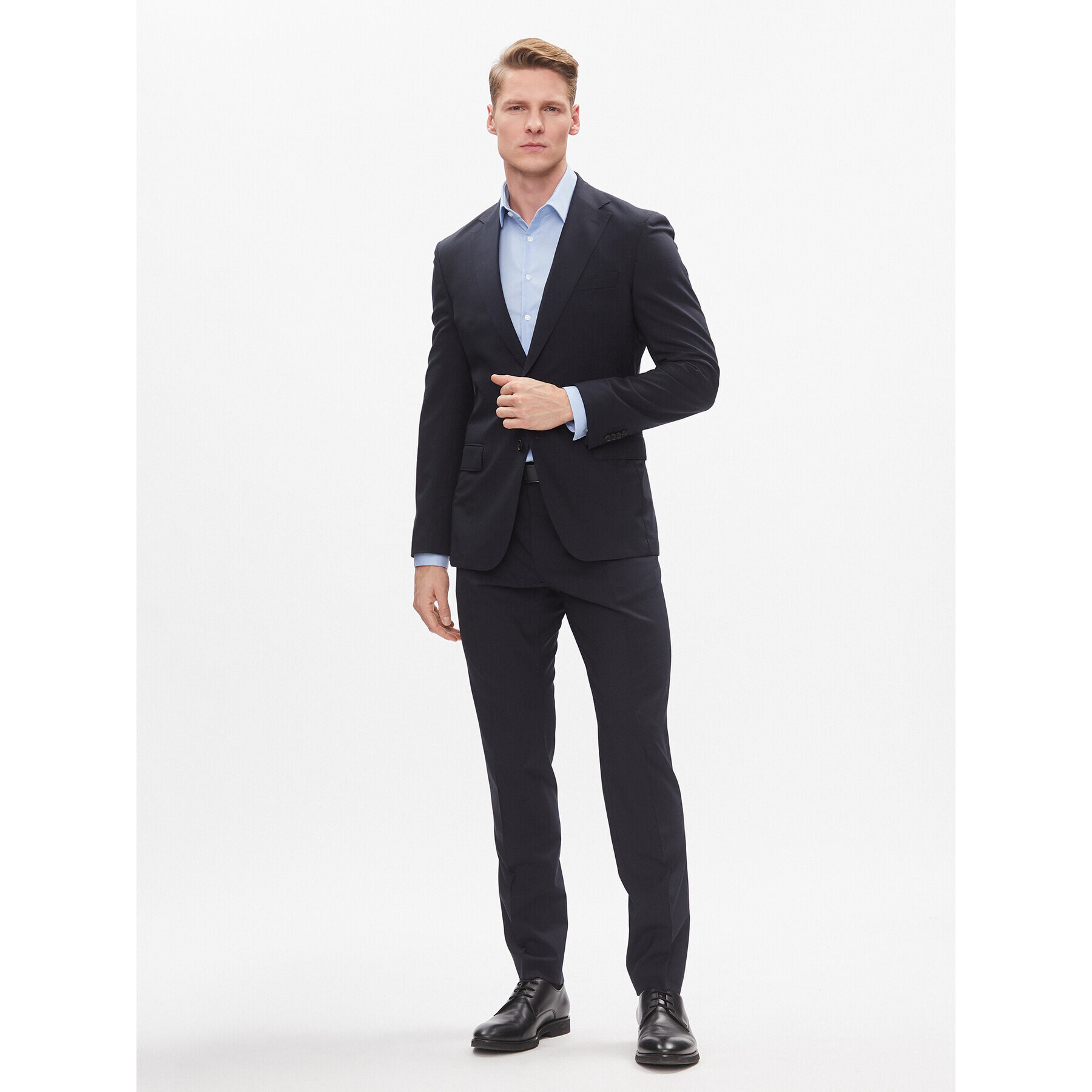 Calvin Klein Риза K10K112299 Син Slim Fit - Pepit.bg