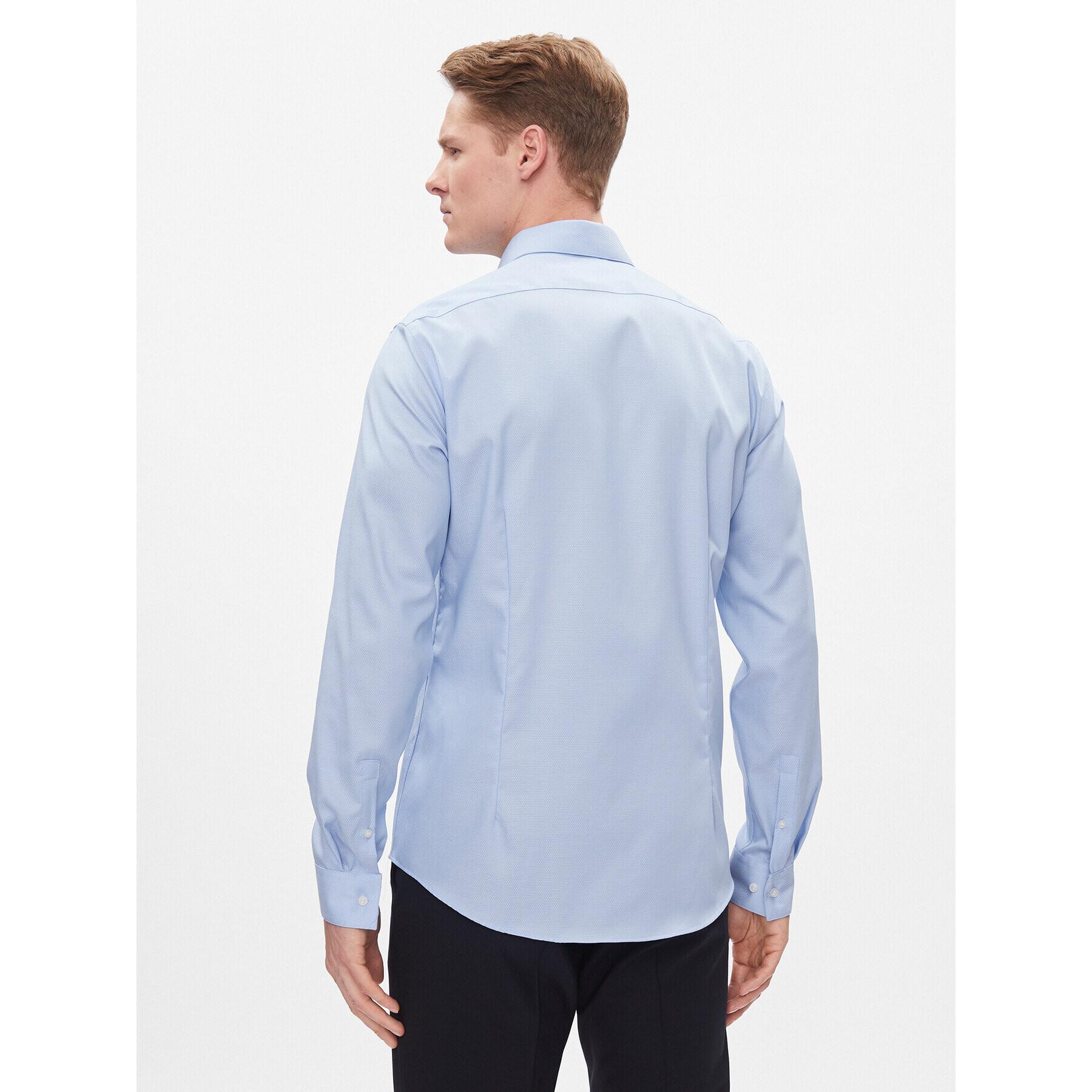 Calvin Klein Риза K10K112299 Син Slim Fit - Pepit.bg
