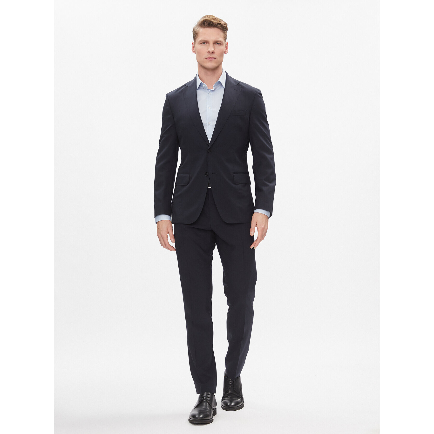 Calvin Klein Риза K10K112301 Син Slim Fit - Pepit.bg