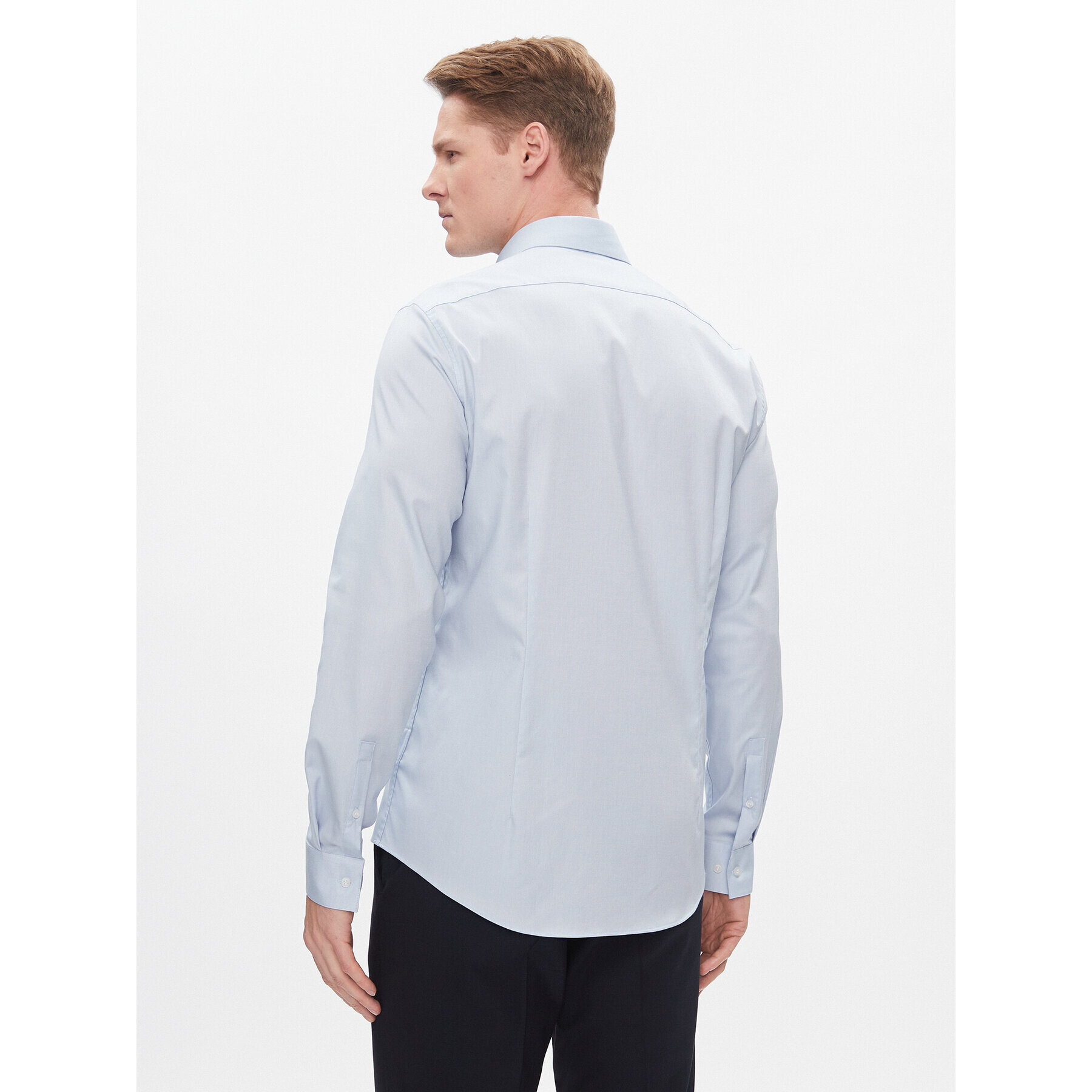 Calvin Klein Риза K10K112301 Син Slim Fit - Pepit.bg