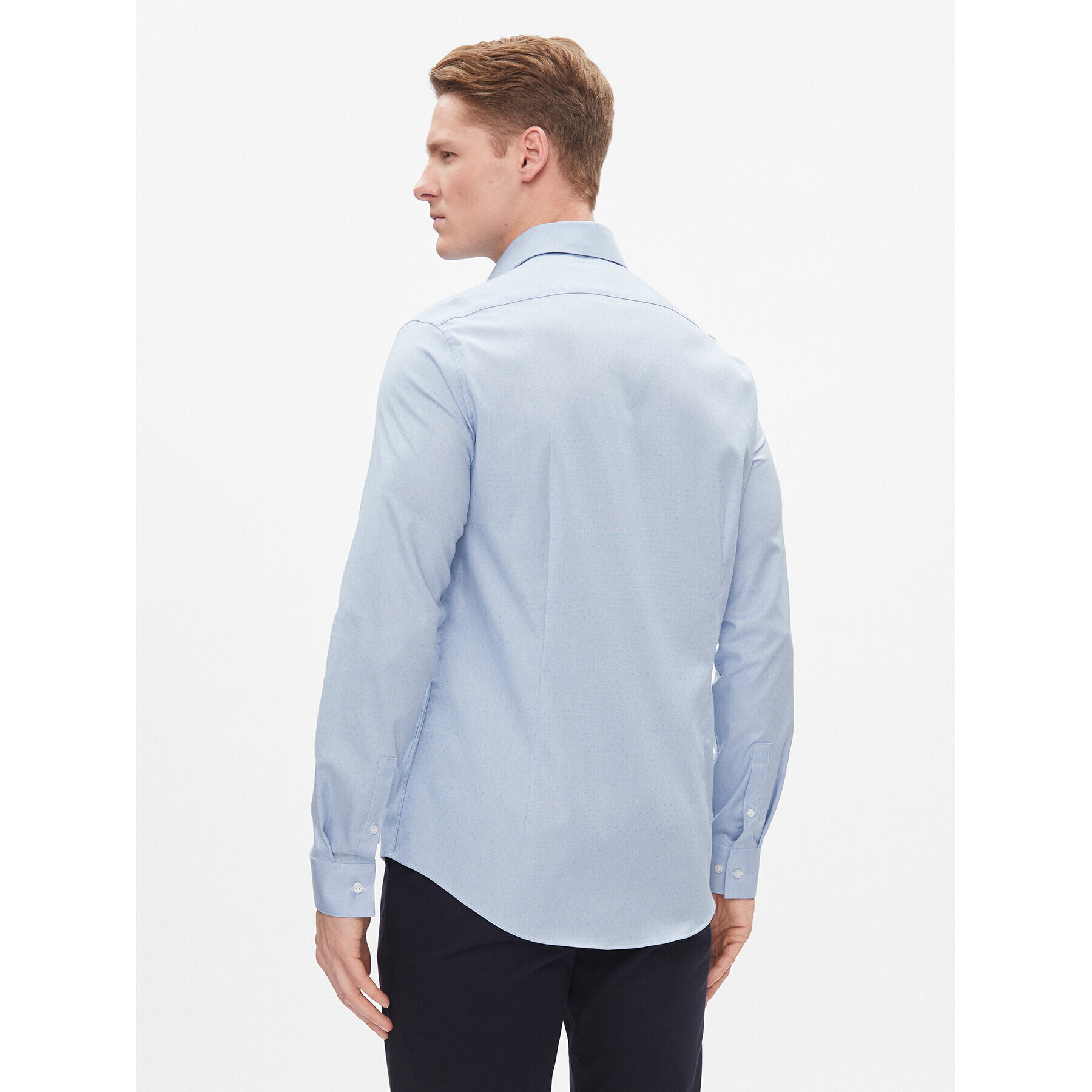 Calvin Klein Риза K10K112305 Син Slim Fit - Pepit.bg