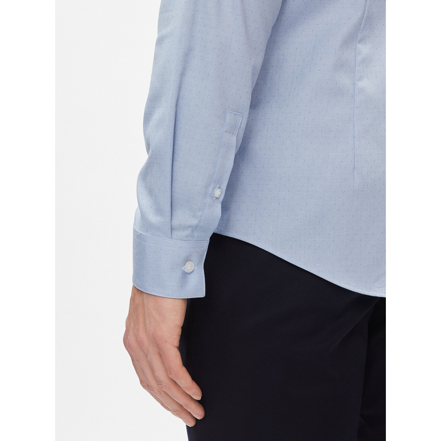 Calvin Klein Риза K10K112305 Син Slim Fit - Pepit.bg