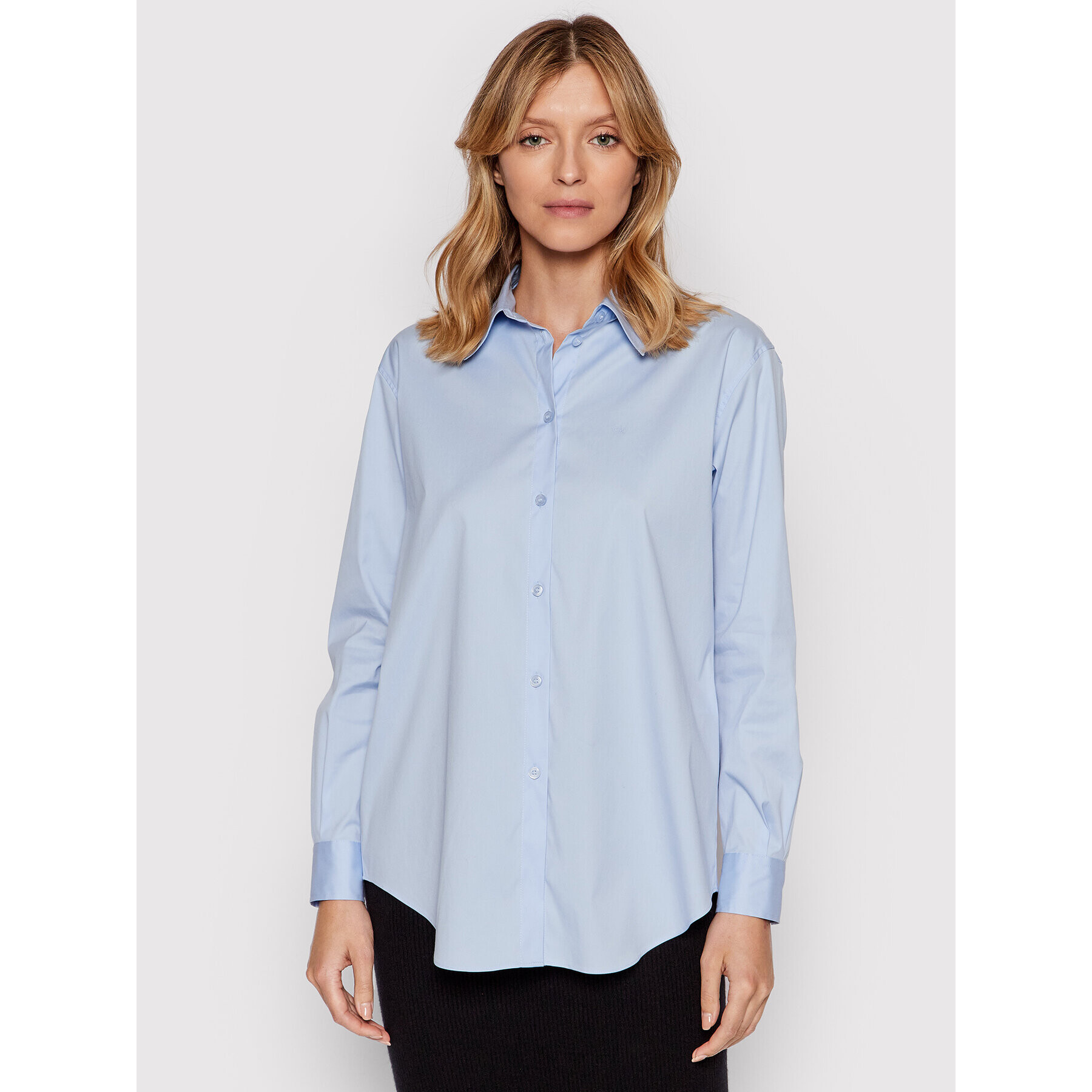 Calvin Klein Риза K20K203554 Син Relaxed Fit - Pepit.bg