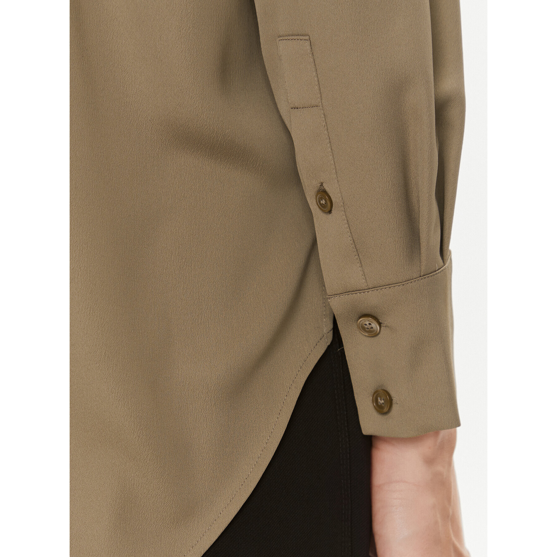 Calvin Klein Риза K20K205682 Кафяв Relaxed Fit - Pepit.bg