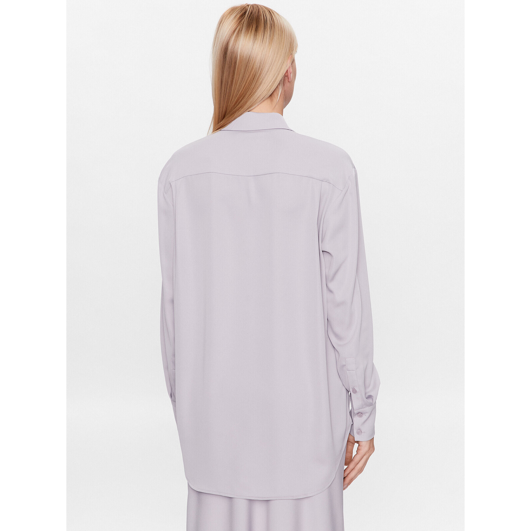 Calvin Klein Риза K20K205682 Виолетов Relaxed Fit - Pepit.bg