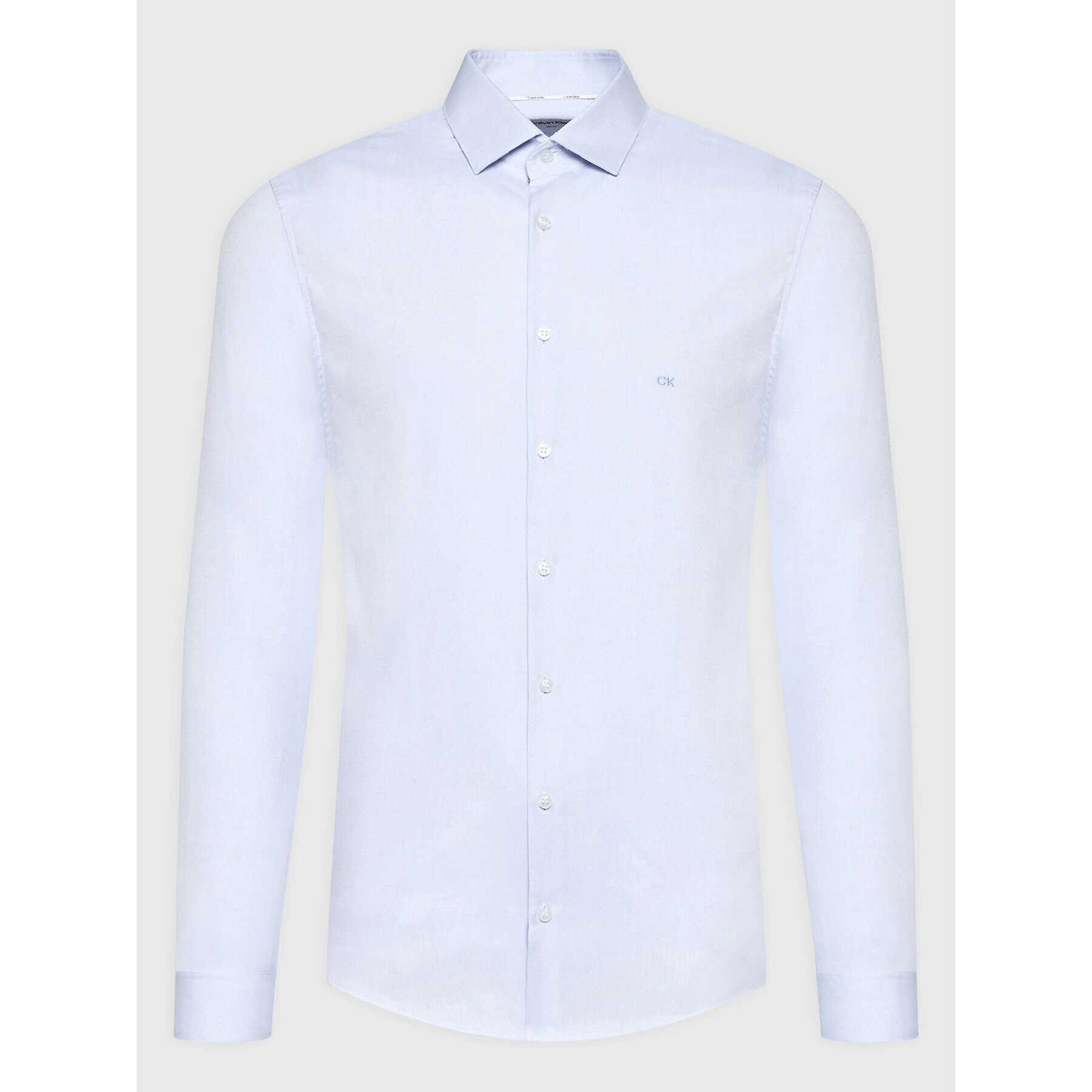 Calvin Klein Риза Structure K10K110570 Син Slim Fit - Pepit.bg