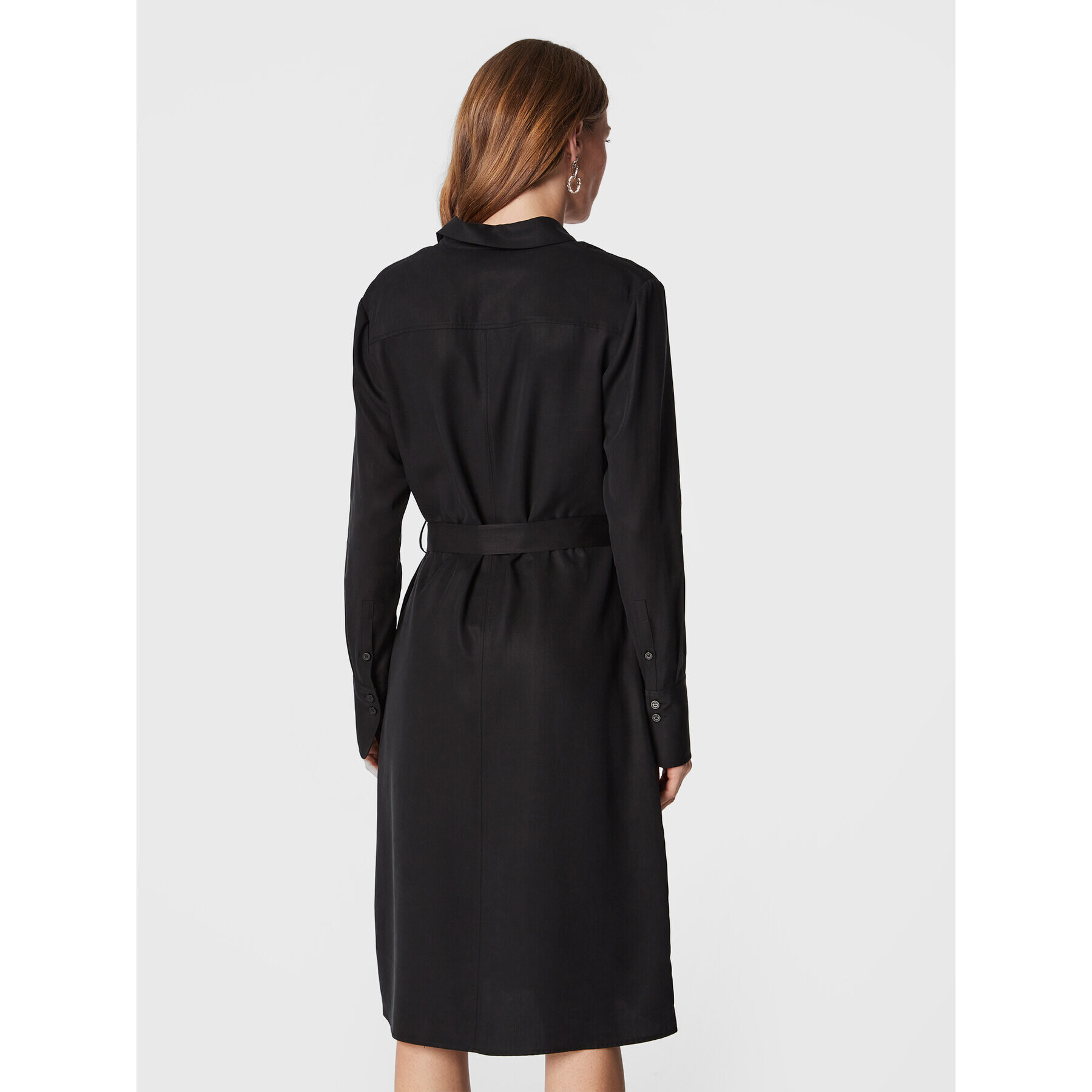 Calvin Klein Рокля тип риза K20K205528 Черен Regular Fit - Pepit.bg