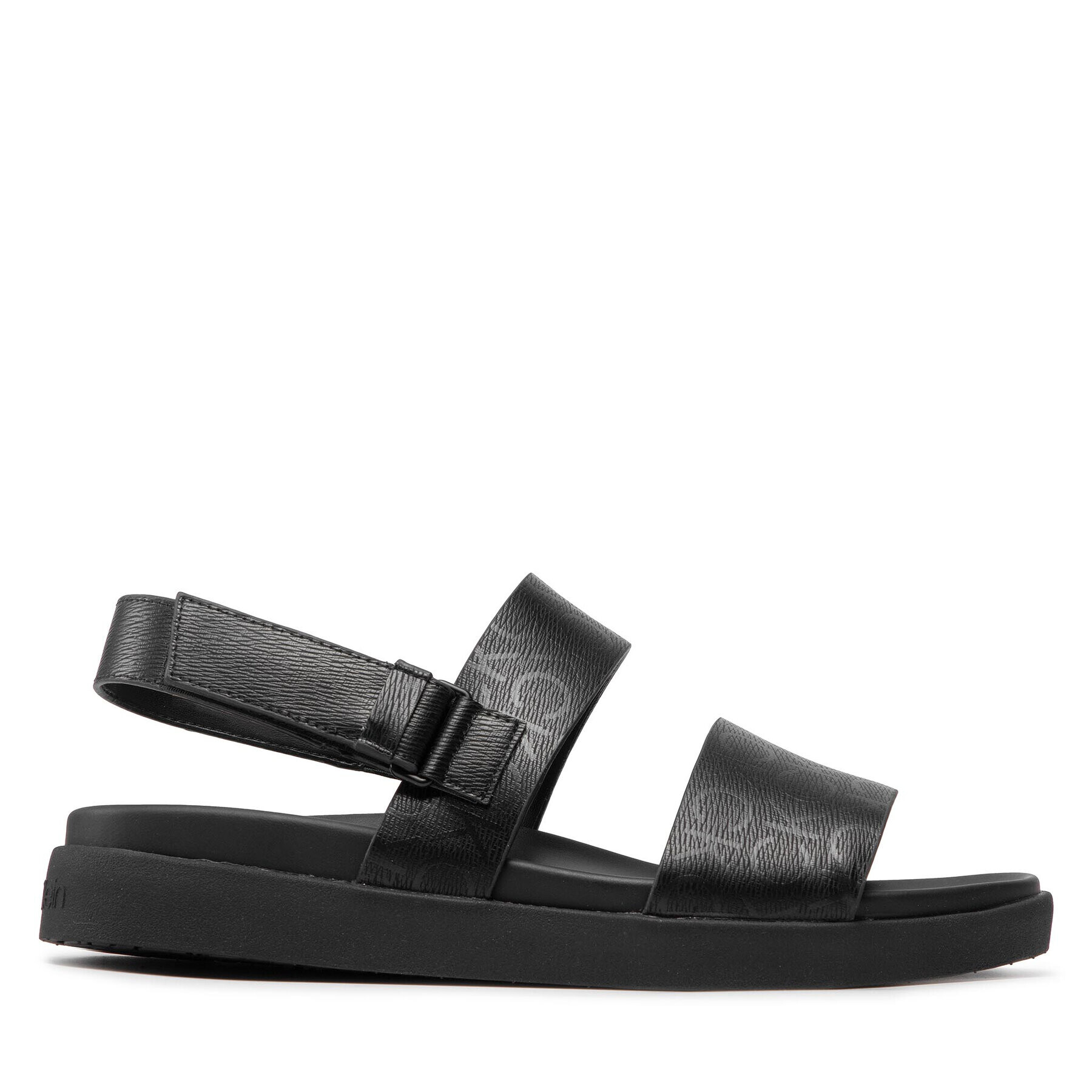 Calvin Klein Сандали Back Strap Sandal Lth Mono HM0HM00468 Черен - Pepit.bg