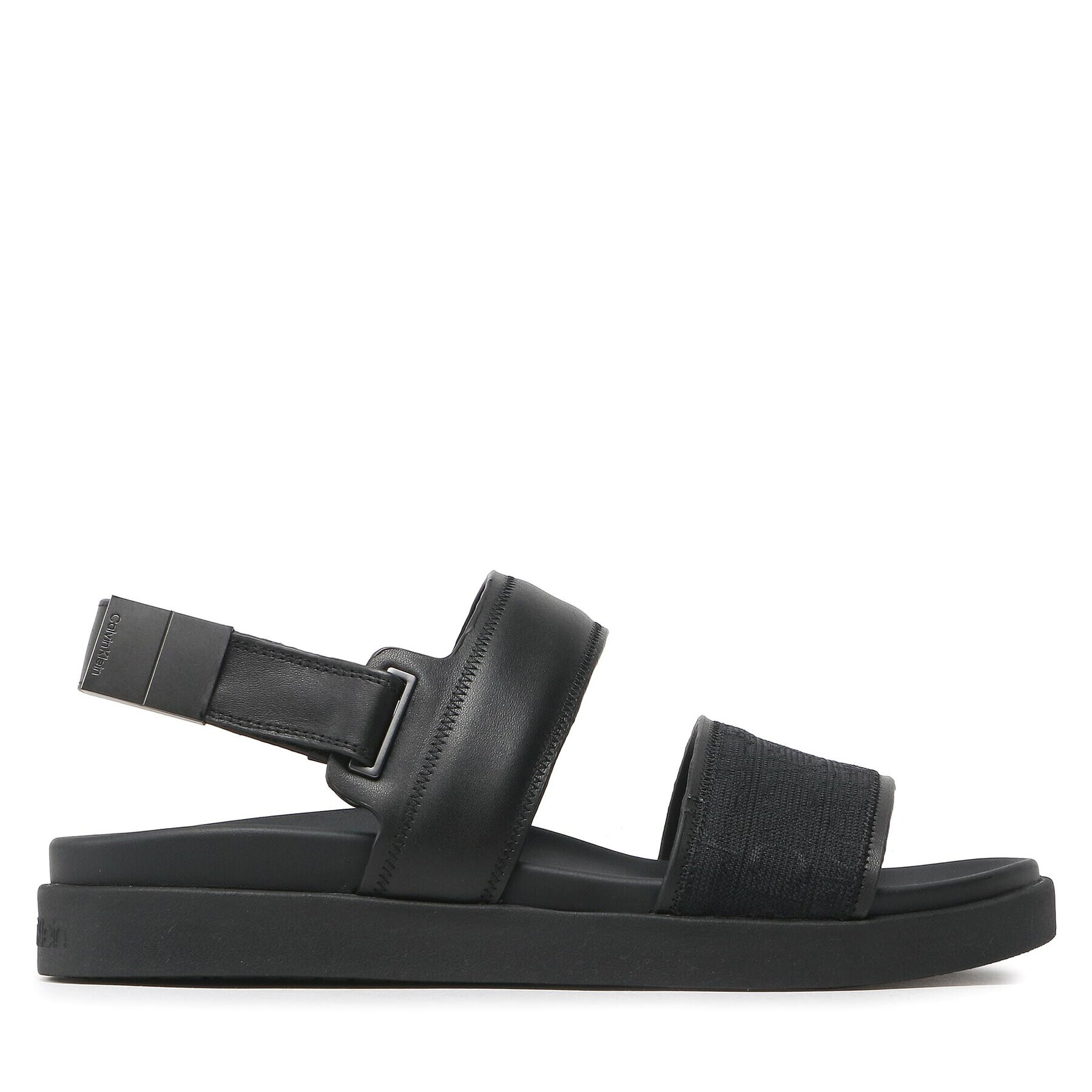 Calvin Klein Сандали Back Strap Sandal Mono Jq HM0HM00970 Черен - Pepit.bg