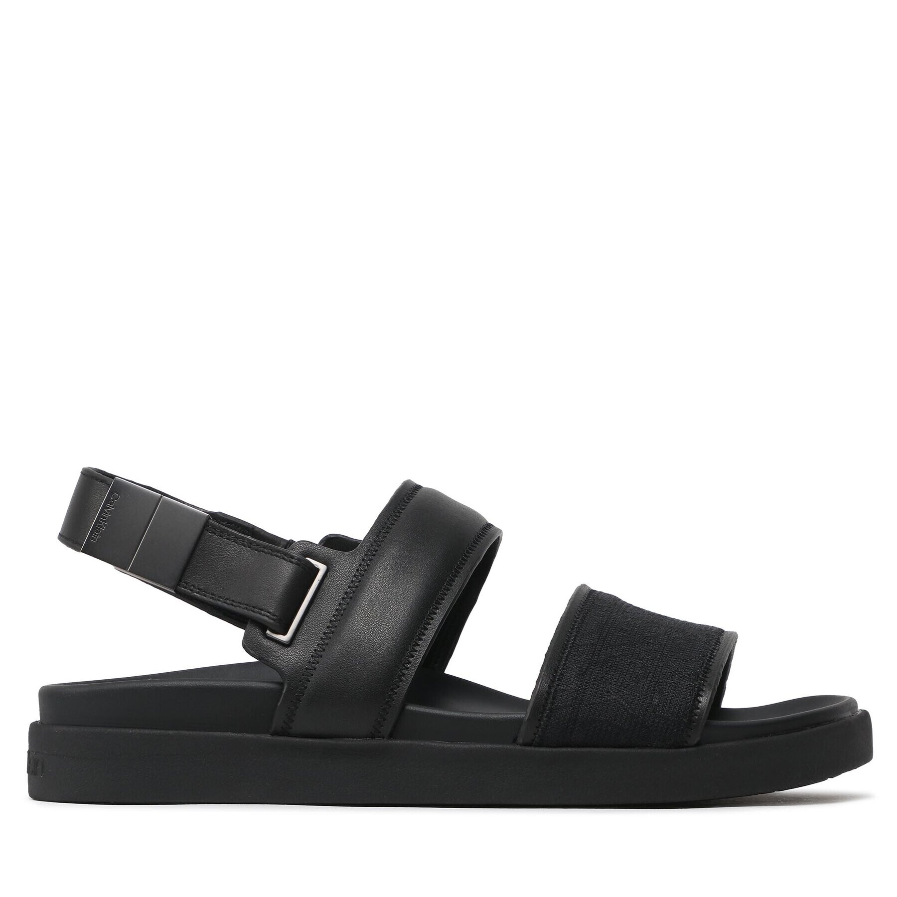 Calvin Klein Сандали Back Strap Sandal Mono Jq HM0HM00970 Черен - Pepit.bg