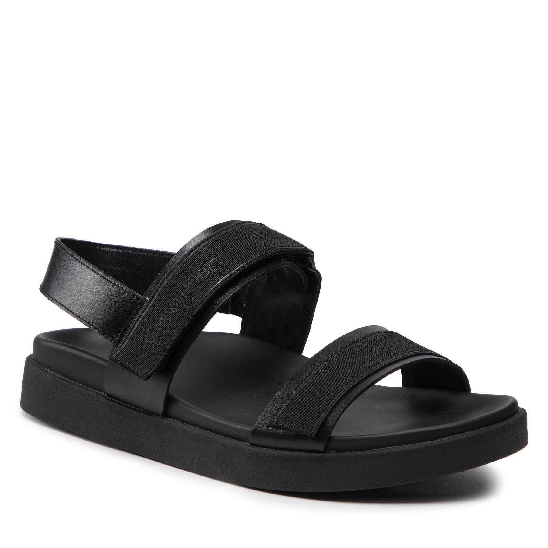 Calvin Klein Сандали Back Strap Sandal Wb HM0HM00466 Черен - Pepit.bg