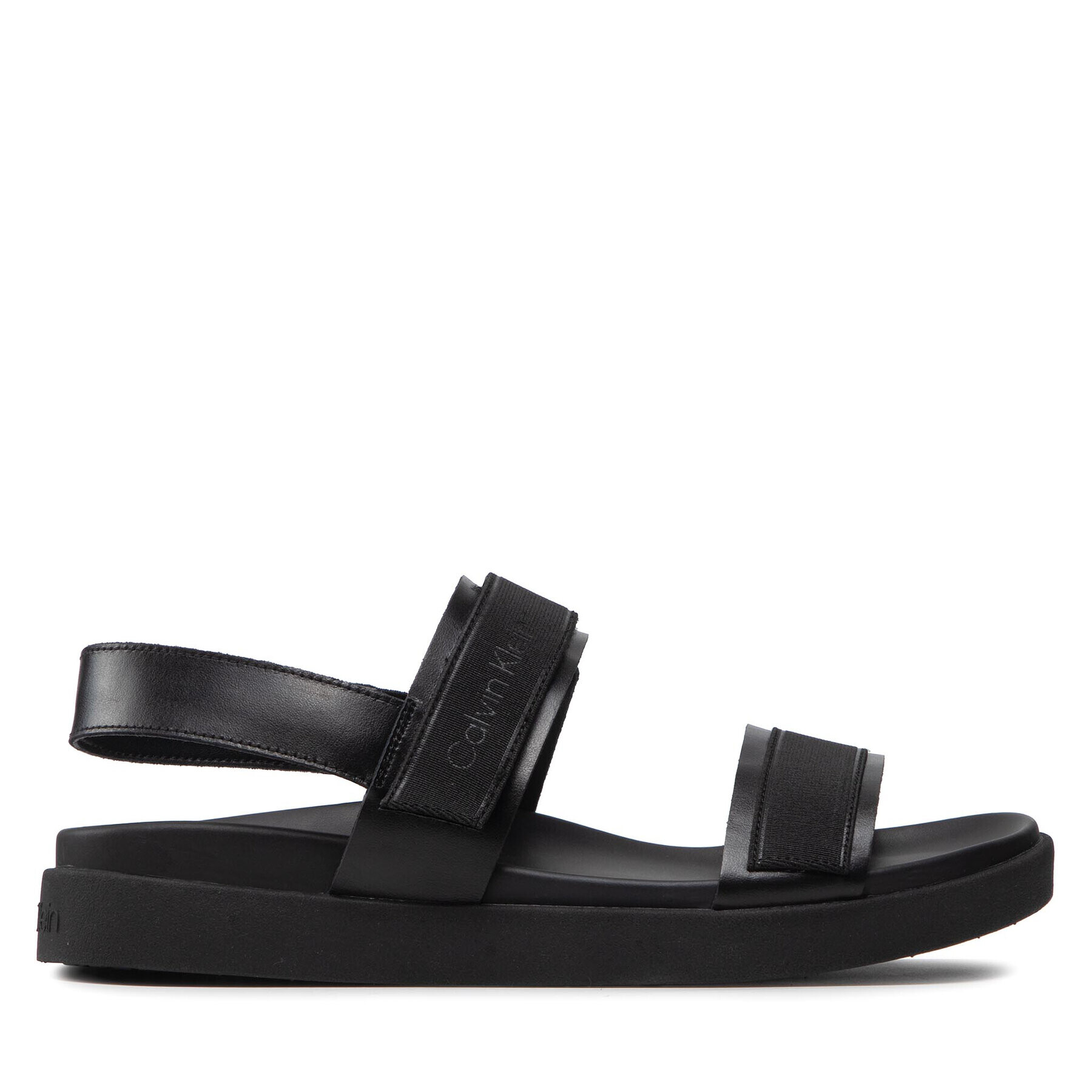 Calvin Klein Сандали Back Strap Sandal Wb HM0HM00466 Черен - Pepit.bg