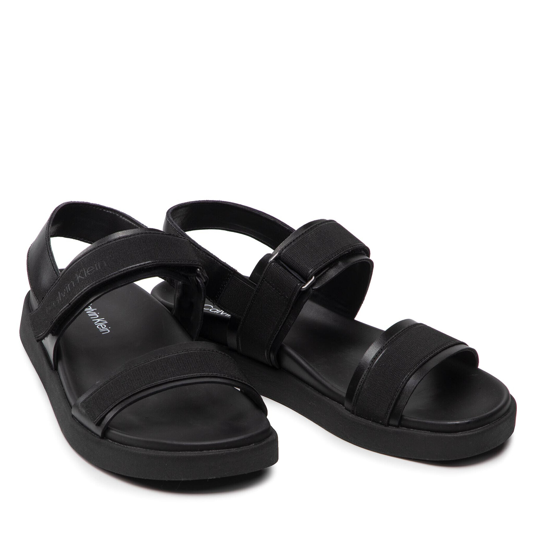 Calvin Klein Сандали Back Strap Sandal Wb HM0HM00466 Черен - Pepit.bg