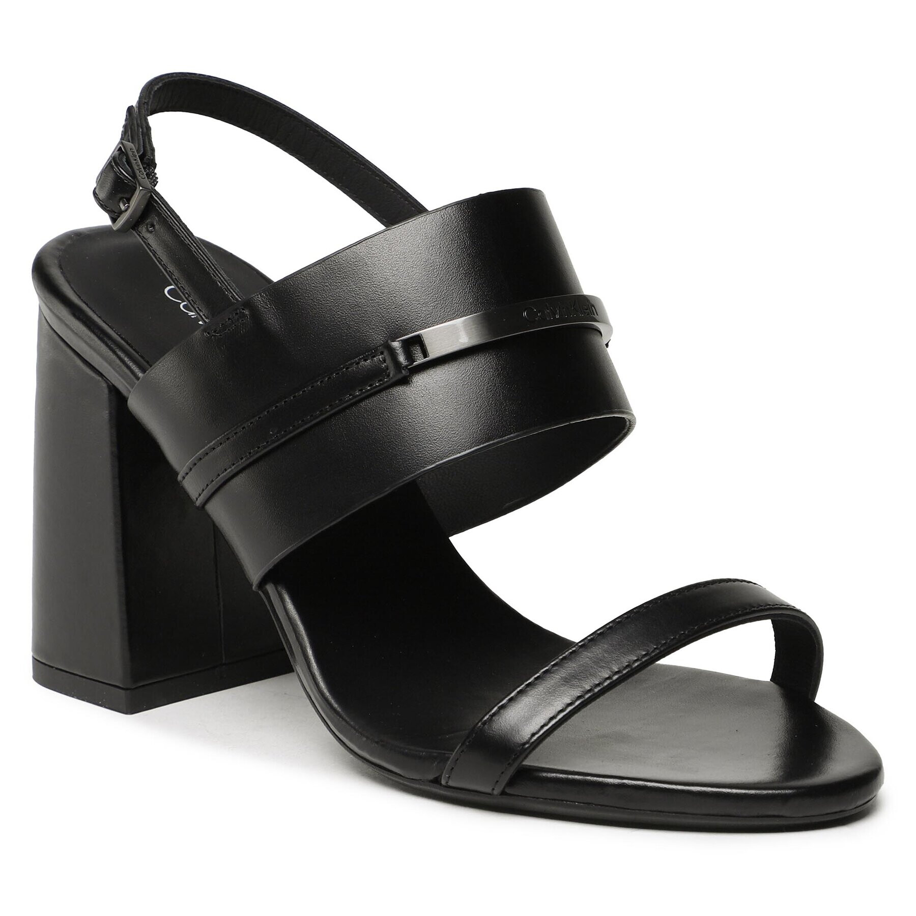 Calvin Klein Сандали Block Hl Sandal HW0HW01612 Черен - Pepit.bg