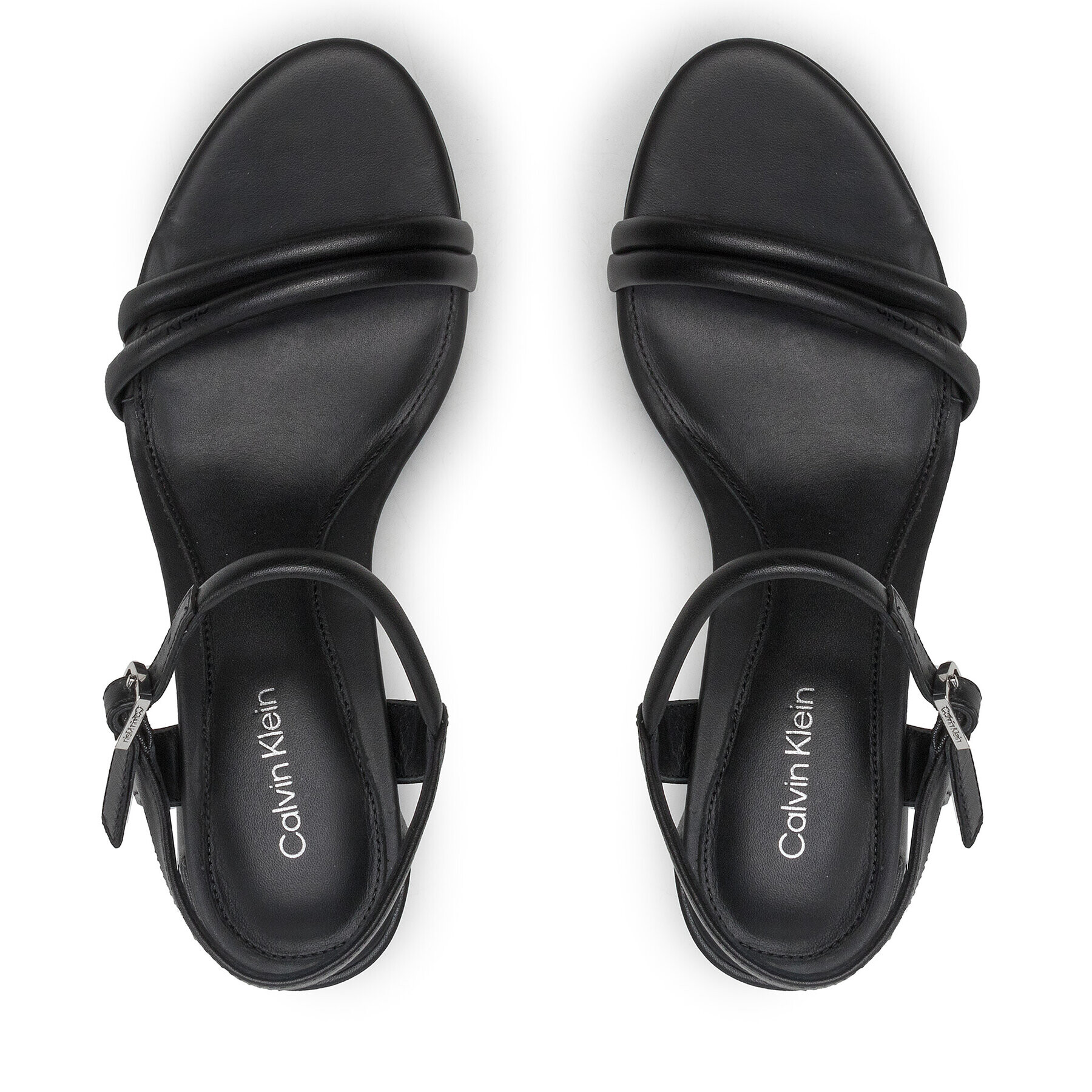 Calvin Klein Сандали Brly Blk Hl Platform HW0HW00705 Черен - Pepit.bg