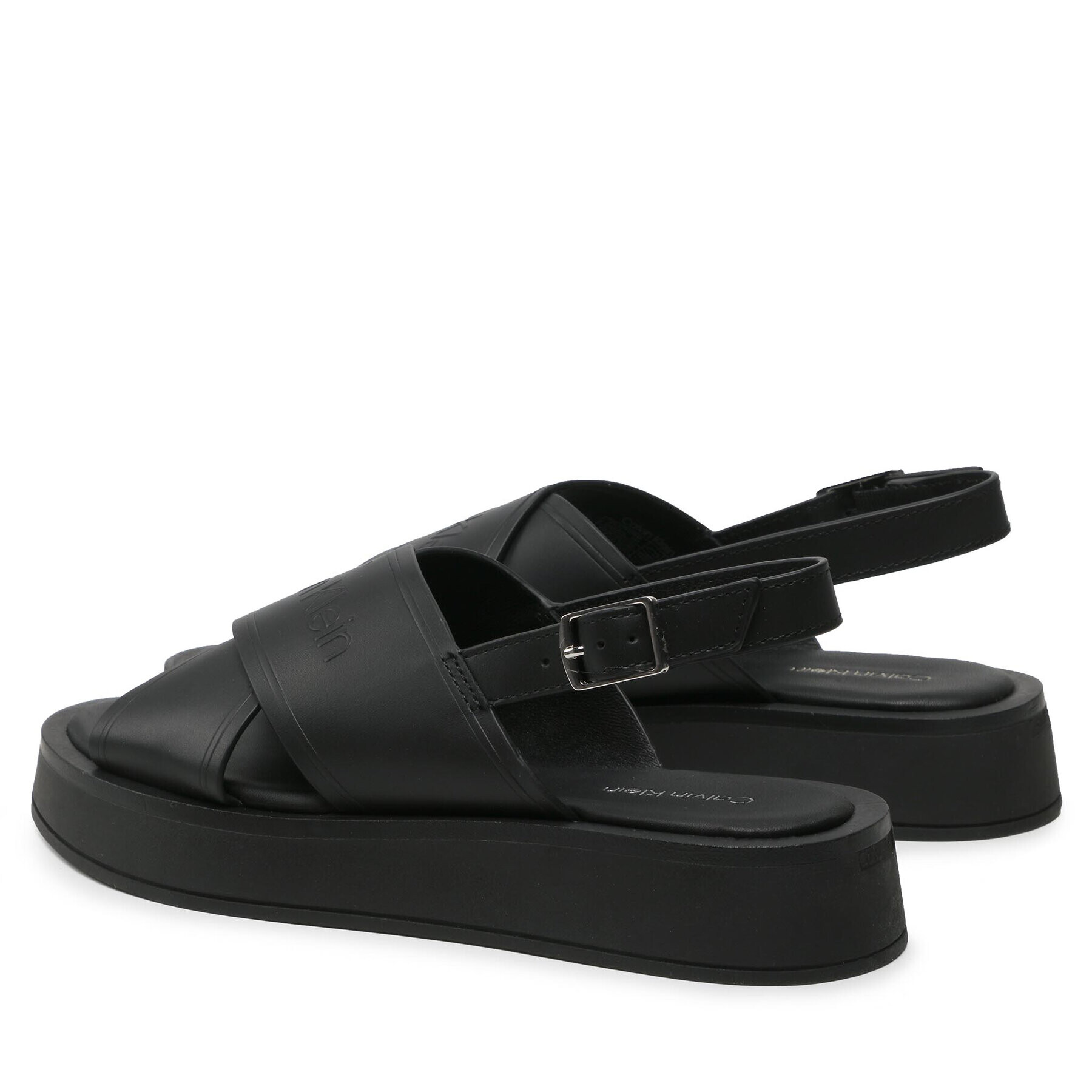 Calvin Klein Сандали Flatform Sandal Hf HW0HW01139 Черен - Pepit.bg