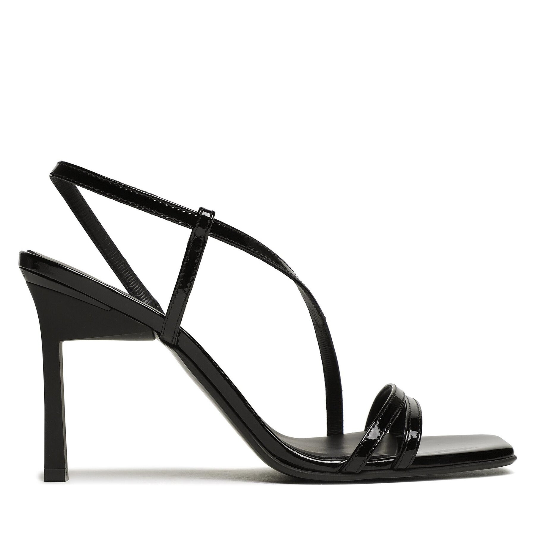 Calvin Klein Сандали Geo Stiletto Asy Sandal 90Hh HW0HW01609 Черен - Pepit.bg