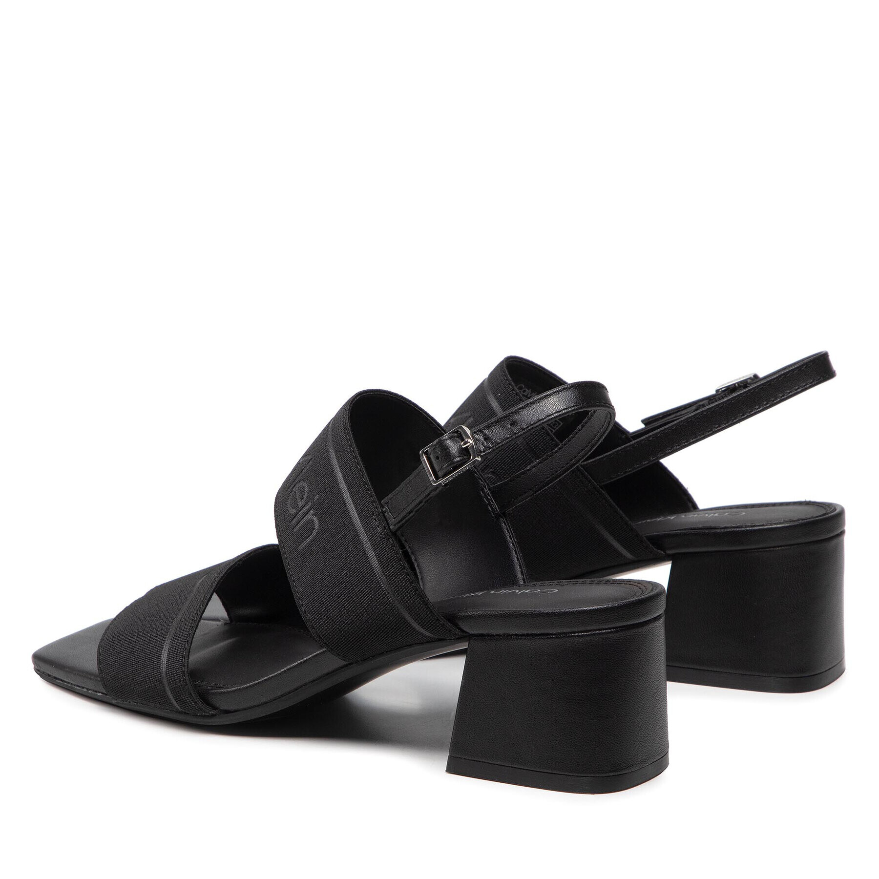 Calvin Klein Сандали Squared Blk Hl Sandal 45 He HW0HW01150 Черен - Pepit.bg